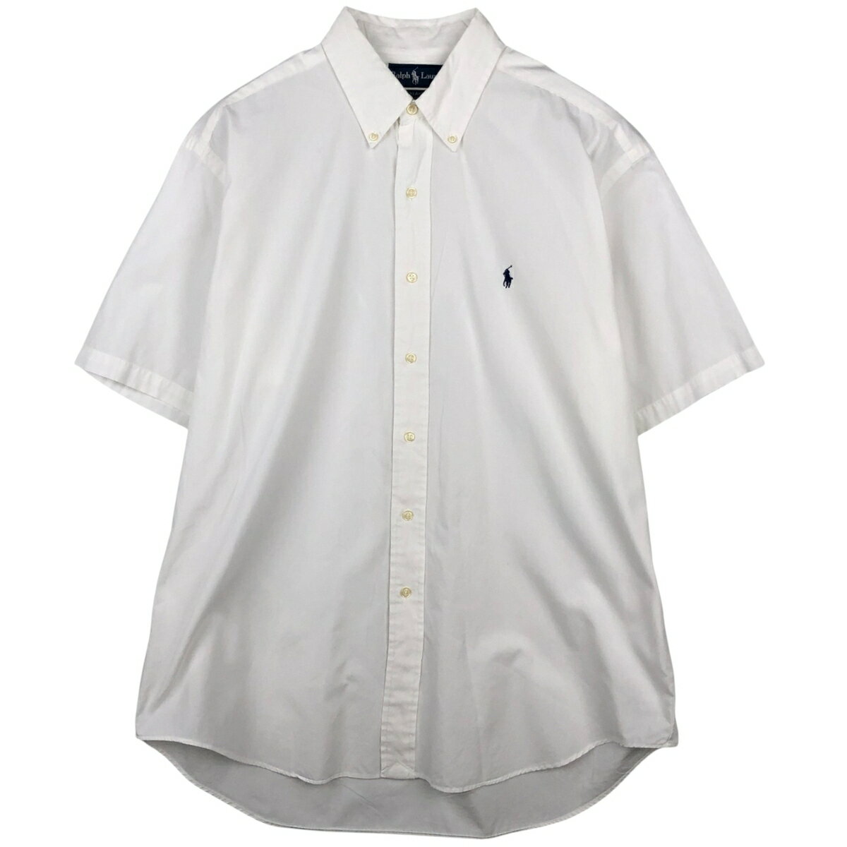 Rakuten - 古着 ラルフローレン Ralph Lauren BLAKE 半袖 ボタンダウンシャツ メンズL相当 /eaa641056 【中古】 【260509】