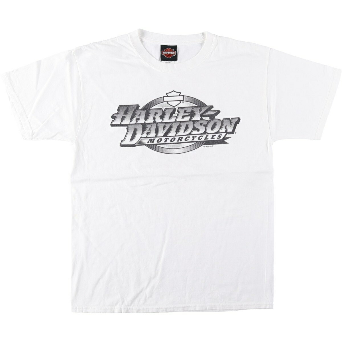 Rakuten - 古着 ハーレーダビッドソン Harley-Davidson モーターサイクル バイクTシャツ メンズM相当 /eaa641354 【中古】 【260508】 ホワイト系 春夏秋