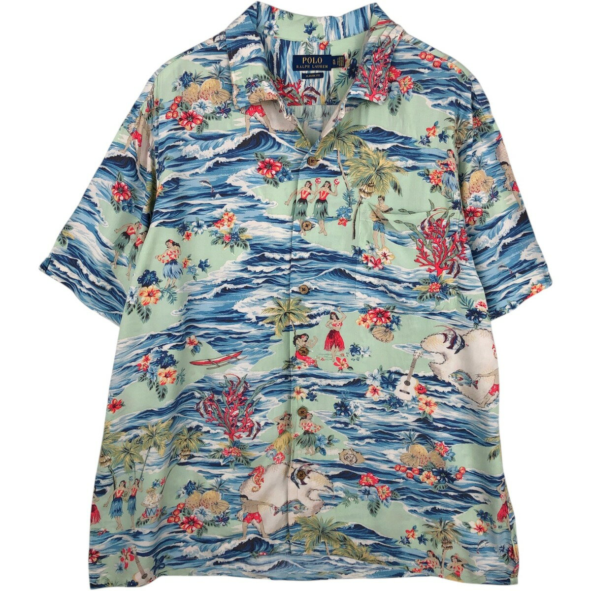 楽天市場】POLO RALPH LAUREN ビスコース アロハシャツの通販
