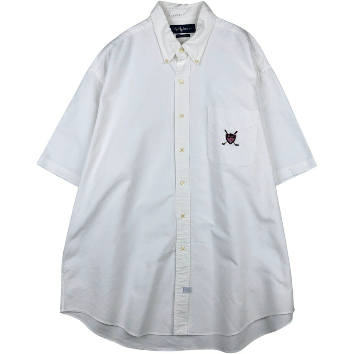 樂天商城 - 古着 ラルフローレン Ralph Lauren 半袖 ボタンダウンシャツ メンズXL相当 /eaa641626 【中古】 【260508】 ホワイト系 春夏