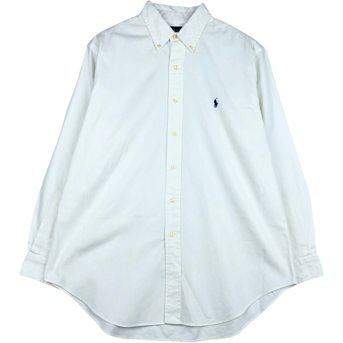 Rakuten - 古着 ラルフローレン Ralph Lauren CLASSIC FIT クラシックフィット 長袖 ボタンダウンシャツ メンズL相当 /eaa641789 【中古】 【260515】