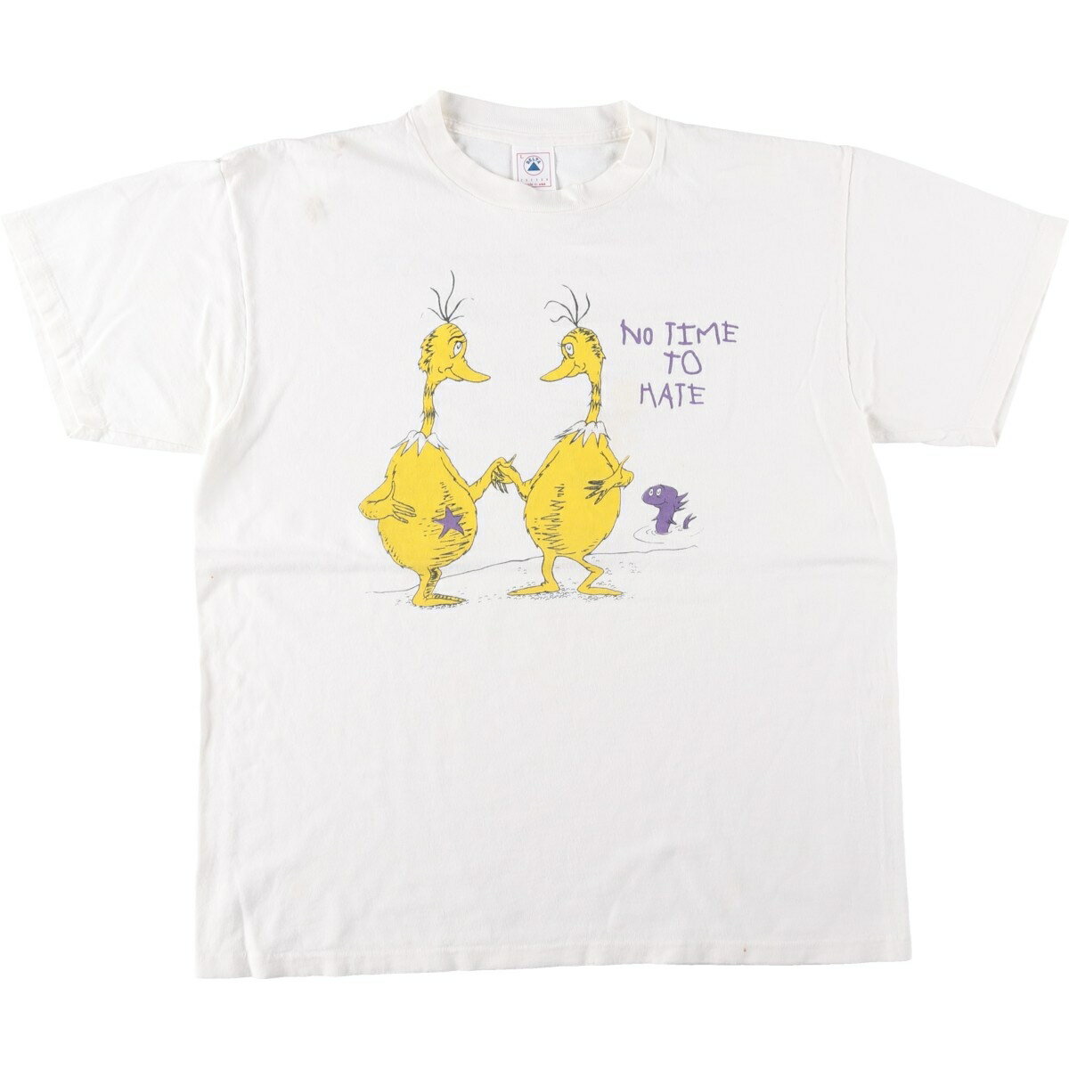 古着 90'S デルタ DELTA Dr. Seuss ドクタースース キャラクタープリントTシャツ USA製 メンズL相当 ヴィンテージ /eaa641847  