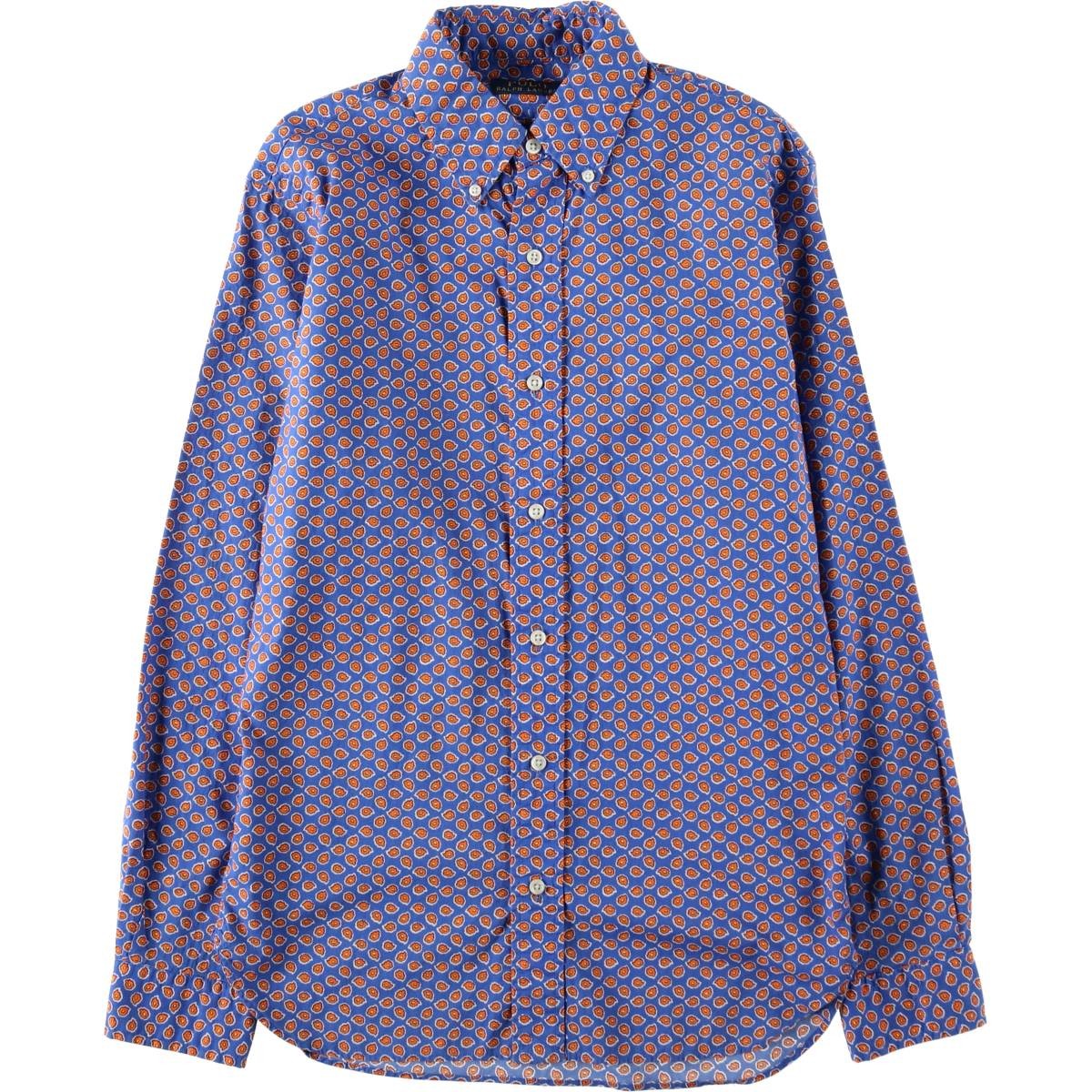 乐天商城 - 古着 ラルフローレン Ralph Lauren POLO RALPH LAUREN 花柄 長袖 ボタンダウンシャツ レディースS相当 /eaa641902 【中古】 【260514】 【ADEL/アデル】