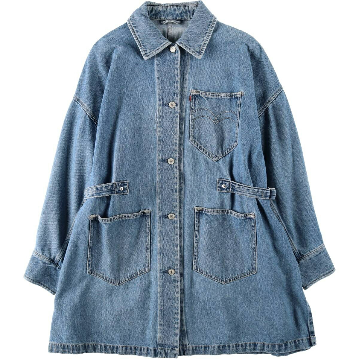 古着 リーバイス Levi 039 s RED リーバイスレッド LINEMAN CHORE COAT デニムコート レディースM相当 /eaa641954 【中古】 【260514】 【ADEL/アデル】