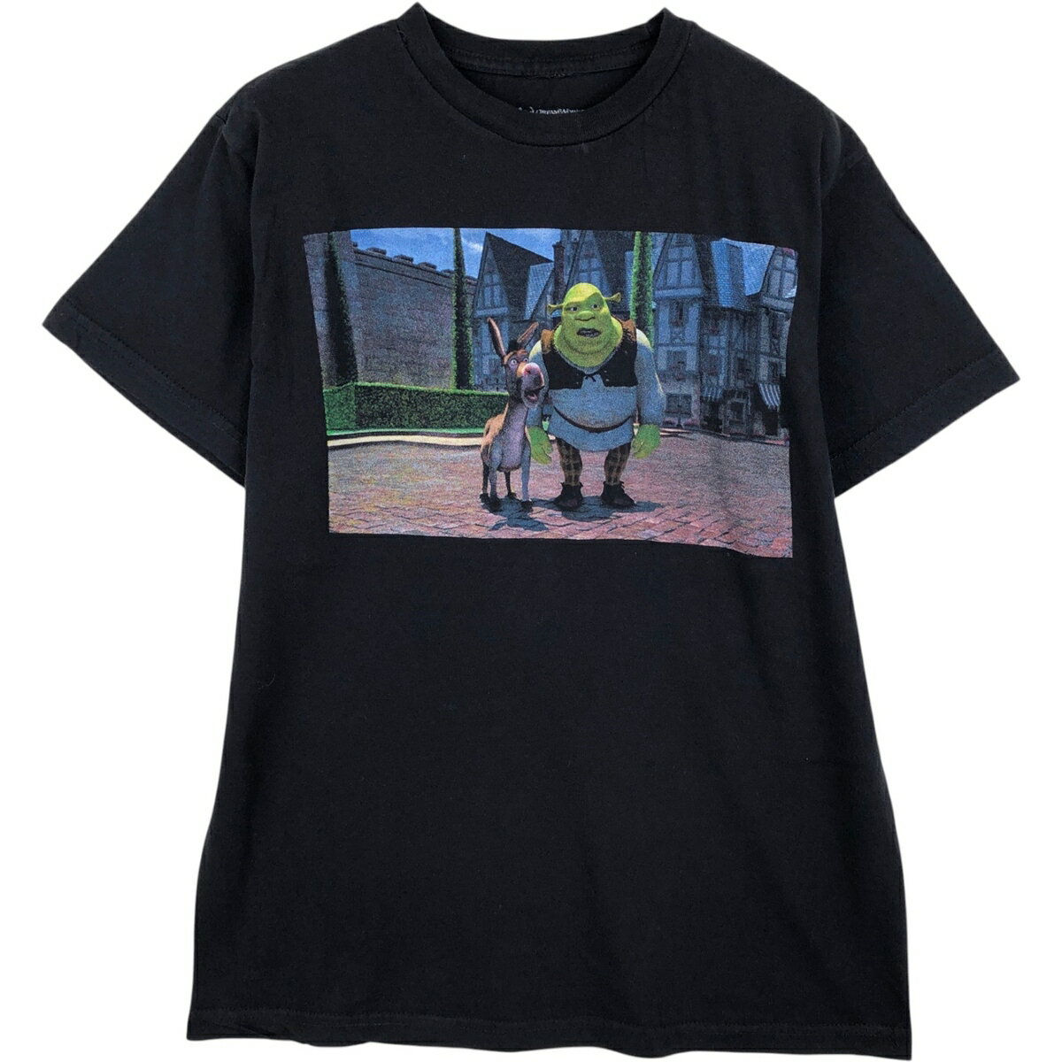 樂天商城 - 古着 SHREK シュレック 映画 ムービーTシャツ レディースS相当 /eaa641969 【中古】 【260514】 【ADEL/アデル】