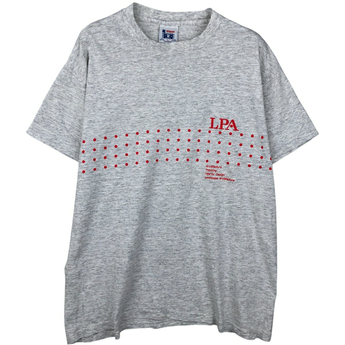 古着 80'S アンビル Anvil プリントTシャツ USA製 メンズL相当 ヴィンテージ /eaa642026 【中古】 【260508】 グレー系 春夏秋