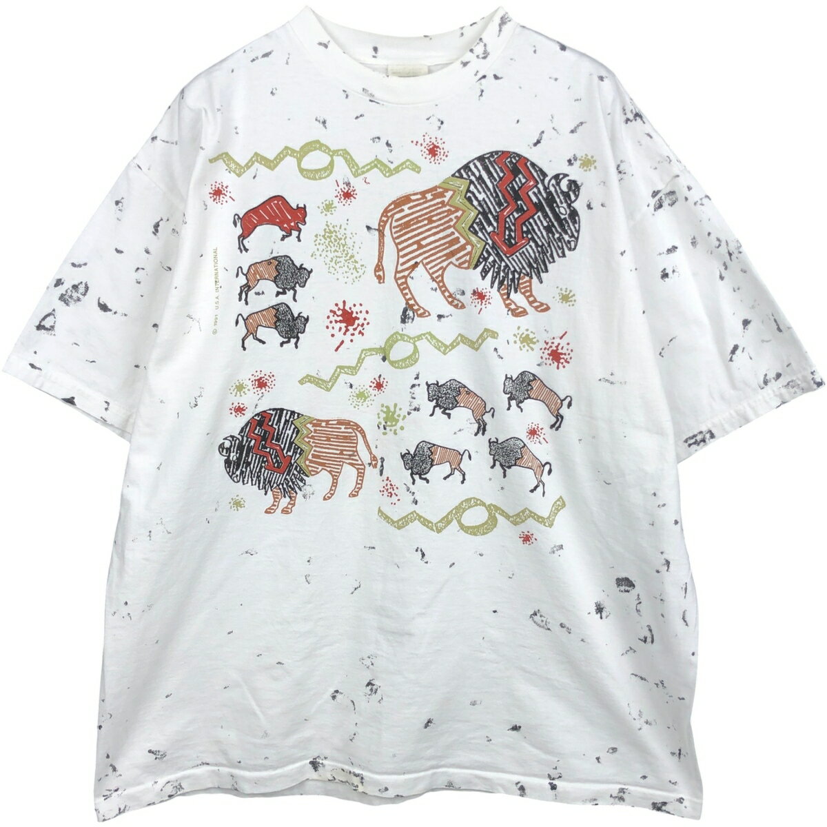 乐天商城 - 古着 90'S WAY OUT WEST プリントTシャツ USA製 メンズXL相当 ヴィンテージ /eaa642027 【中古】 【260508】