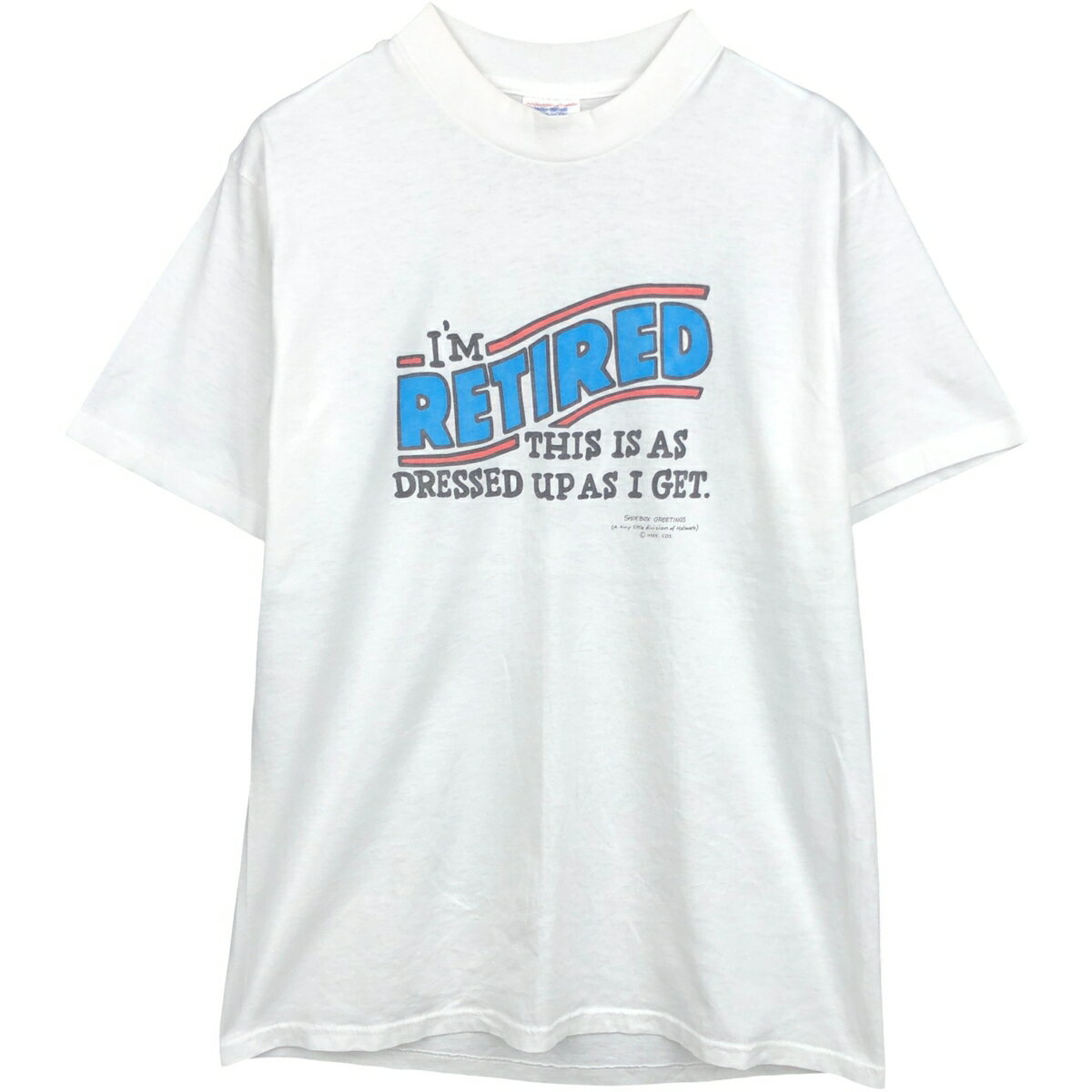 乐天商城 - 古着 SHOEBOX GREETINGS プリントTシャツ USA製 メンズL相当 /eaa642107 【中古】 【260508】