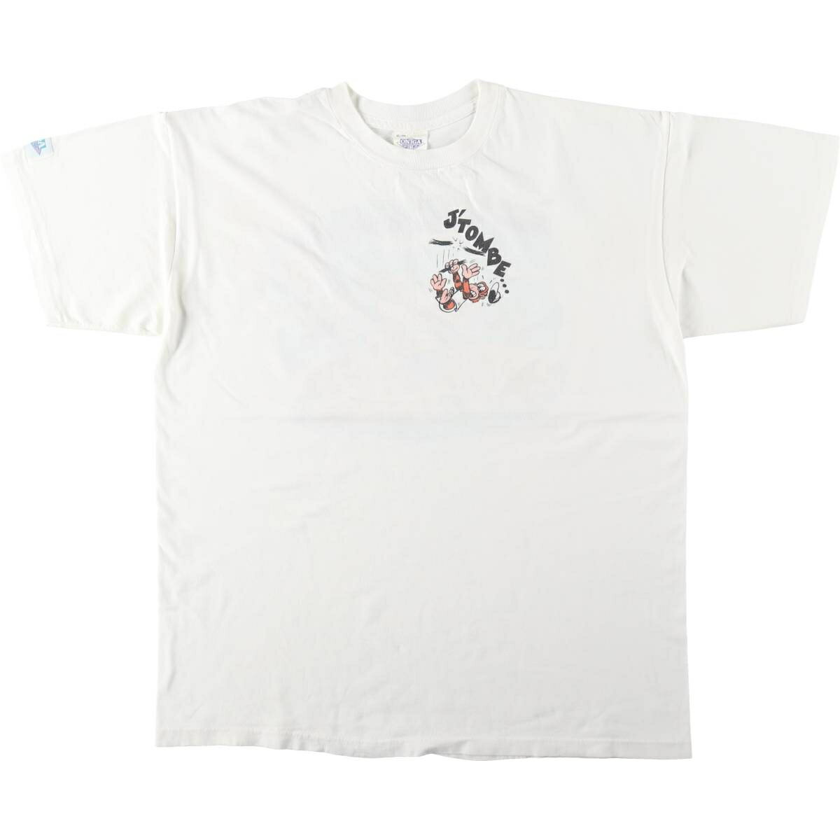 樂天商城 - 古着 90'S ONIGA SPORTSWEAR プリントTシャツ カナダ製 メンズXL相当 ヴィンテージ /eaa642132 【中古】 【260508】 ホワイト系 春夏秋