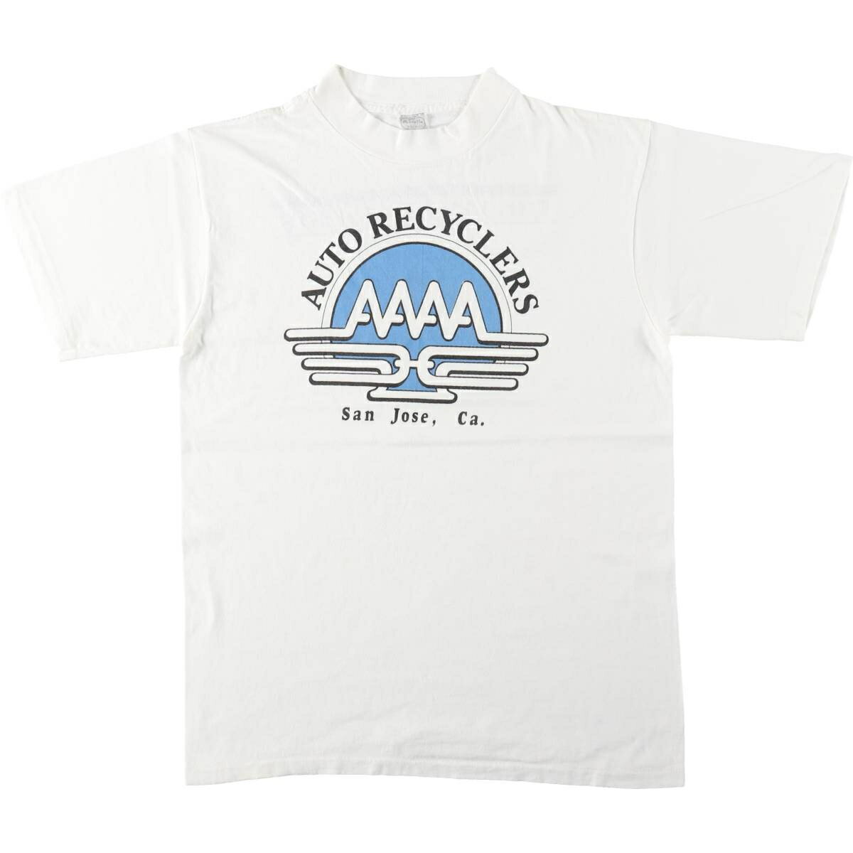 古着 70~80'S アンビル Anvil プリントTシャツ USA製 メンズL相当 ヴィンテージ /eaa642159 【中古】 【260508】 ホワイト系 春夏秋