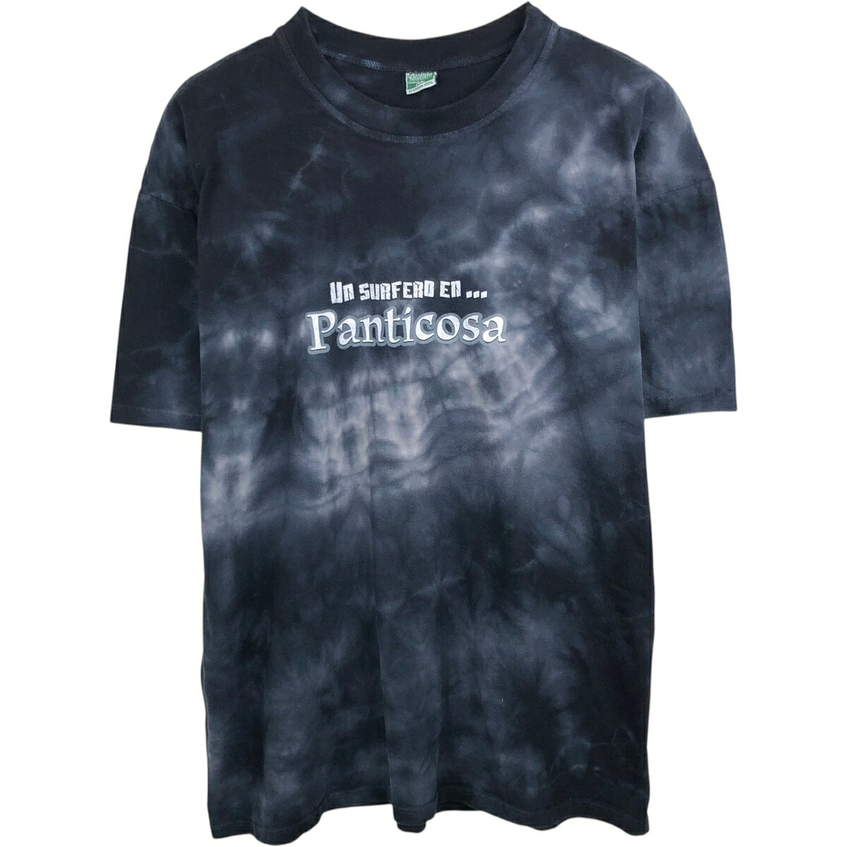 古着 Etcetera ドクロ柄 スカル柄 タイダイ プリントTシャツ スペイン製 メンズXL相当 /eaa642405  
