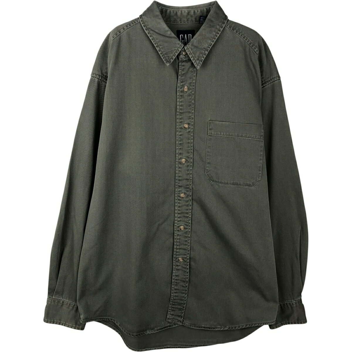 Other - 古着 90'S ギャップ GAP オールドギャップ 長袖 コットンシャツ メンズL相当 ヴィンテージ /eaa642821 【中古】 【260515】