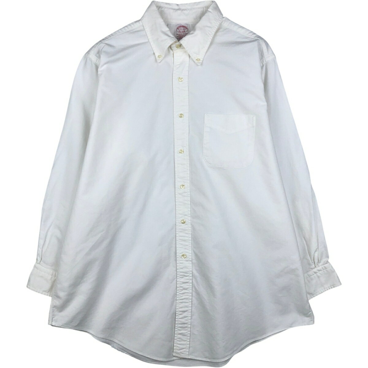 乐天商城 - 古着 ブルックスブラザーズ Brooks Brothers Est.1818 長袖 ボタンダウンシャツ USA製 メンズXL相当 /eaa642851 【中古】 【260516】