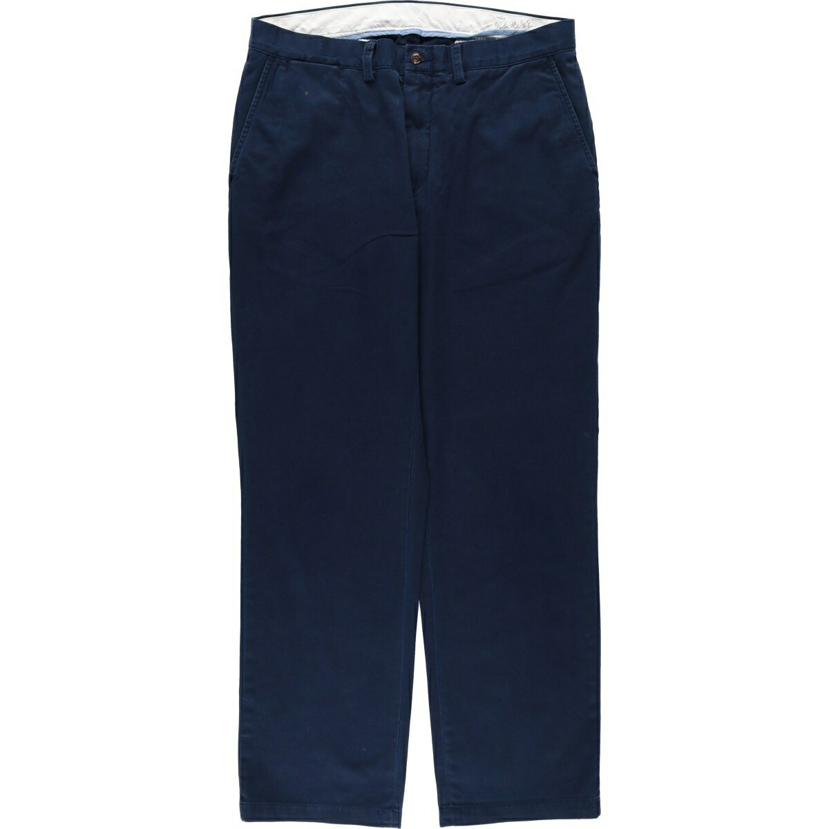 商品詳細 ブランド・Ralph Lauren・ラルフローレン・ 特徴・コインポケット付き・ワイドパンツ・ジッパーフライ・ モデル/形状・POLO RALPH LAUREN RELAXD FIT・チノパンツ・ 素材・コットン:100%・ 色・ネイビー系 紺色・ 柄・無地・パッチ・ 生産国・スリランカ製・ 年代 サイズ・メンズw36・表記サイズ:34/32・ウエスト:92cm・股上:26.5cm・股下:79.5cm・もも周り:72cm・裾周り:46cm・ コンディション・C・ カテゴリ・メンズ・ボトムス・ロングパンツ・チノパン・ 商品番号・eaa642917・ 取扱店・・ スタッフコメントRalph Lauren POLO RALPH LAUREN RELAXD FIT チノパンツ / メンズw36 / 商品番号 eaa642917 USEDですので使用感などございますが、まだまだご愛用していただけます。 古着という事をご理解の上ご注文よろしくお願いします。 【状態追記】 ●前、右ウエスト周り・右腿・左膝・右脛に汚れ※状態は当社独自の基準です。 着用感表記サイズウエスト股上股下もも周り裾周り メンズw3634/32(サイズ表記34/32ですが、計測値&着用感でメンズw36相当です)92cm26.5cm79.5cm72cm46cm ※測定値の若干の誤差はご了承下さい。サイズガイドはこちら ブランドRalph Laurenラルフローレン 特徴コインポケット付き / ワイドパンツ / ジッパーフライモデル/形状POLO RALPH LAUREN RELAXD FIT / チノパンツ素材コットン:100%色ネイビー系 紺色柄無地 / パッチ生産国スリランカ製年代-カテゴリチノパン商品番号eaa642917取扱店　　 ラルフローレンの他の商品を見るチノパンの他の商品を見る