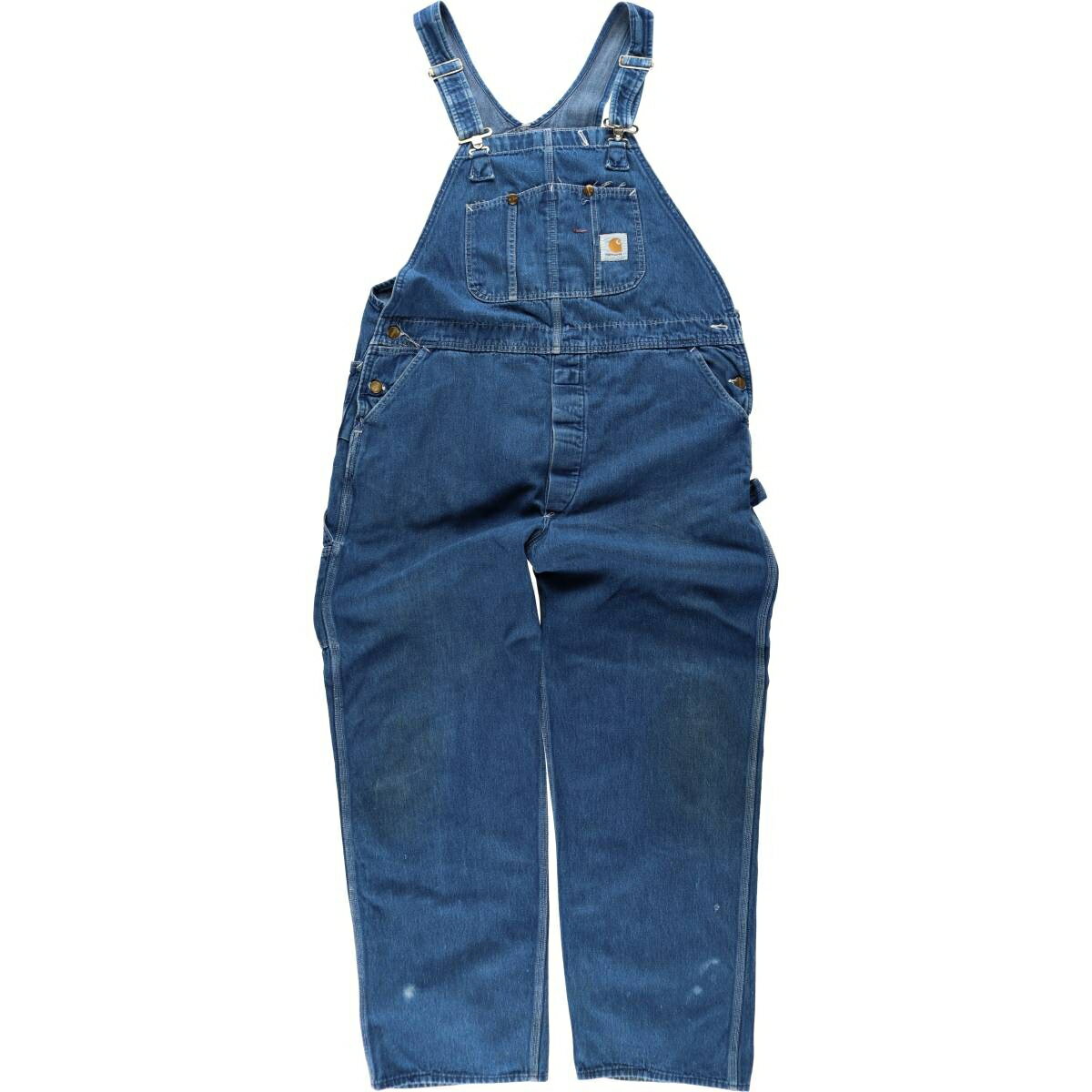 樂天商城 - 古着 カーハート Carhartt ビッグサイズ デニムオーバーオール メンズw42相当 /eaa642950 【中古】 【260517】