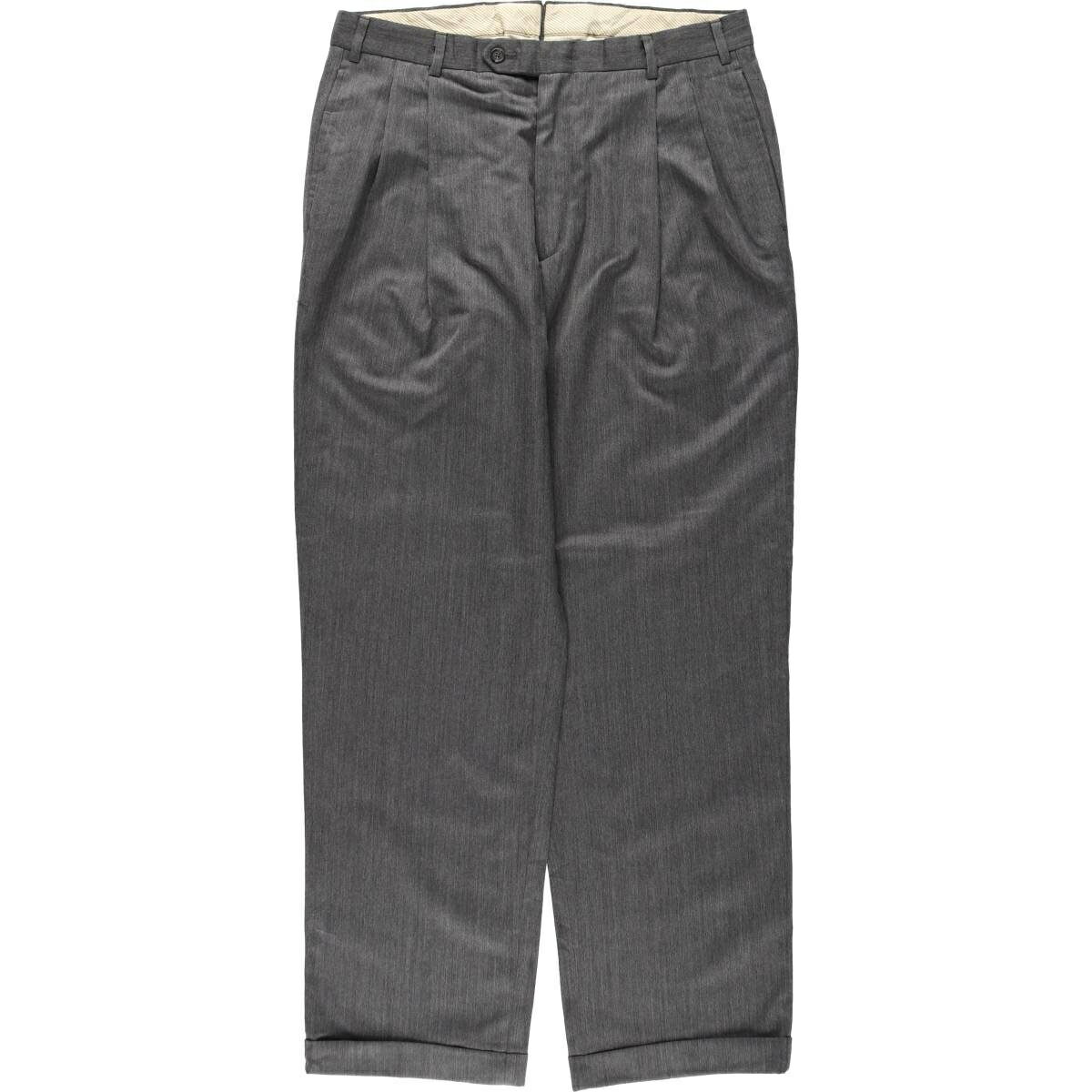 樂天商城 - 古着 NORDSTROM ツータック ウールパンツ スラックス USA製 メンズw34相当 /eaa643147 【中古】 【260530】