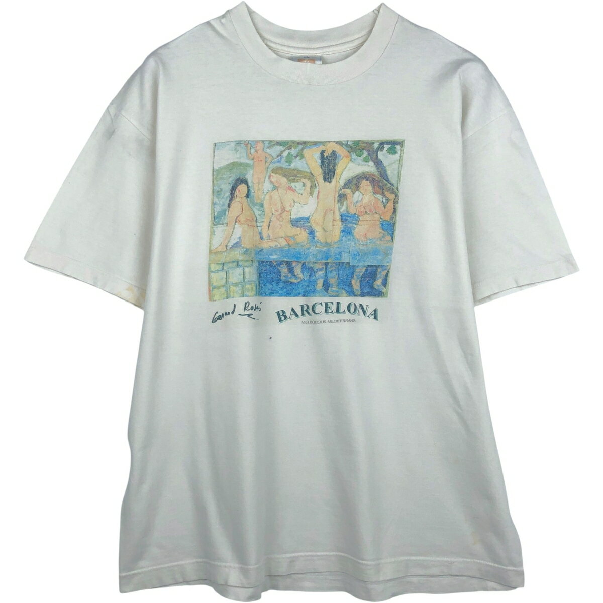 Rakuten - 古着 90'S ヘインズ Hanes HEAVYWEIGHT アートTシャツ メンズXL相当 ヴィンテージ /eaa643213 【中古】 【260509】