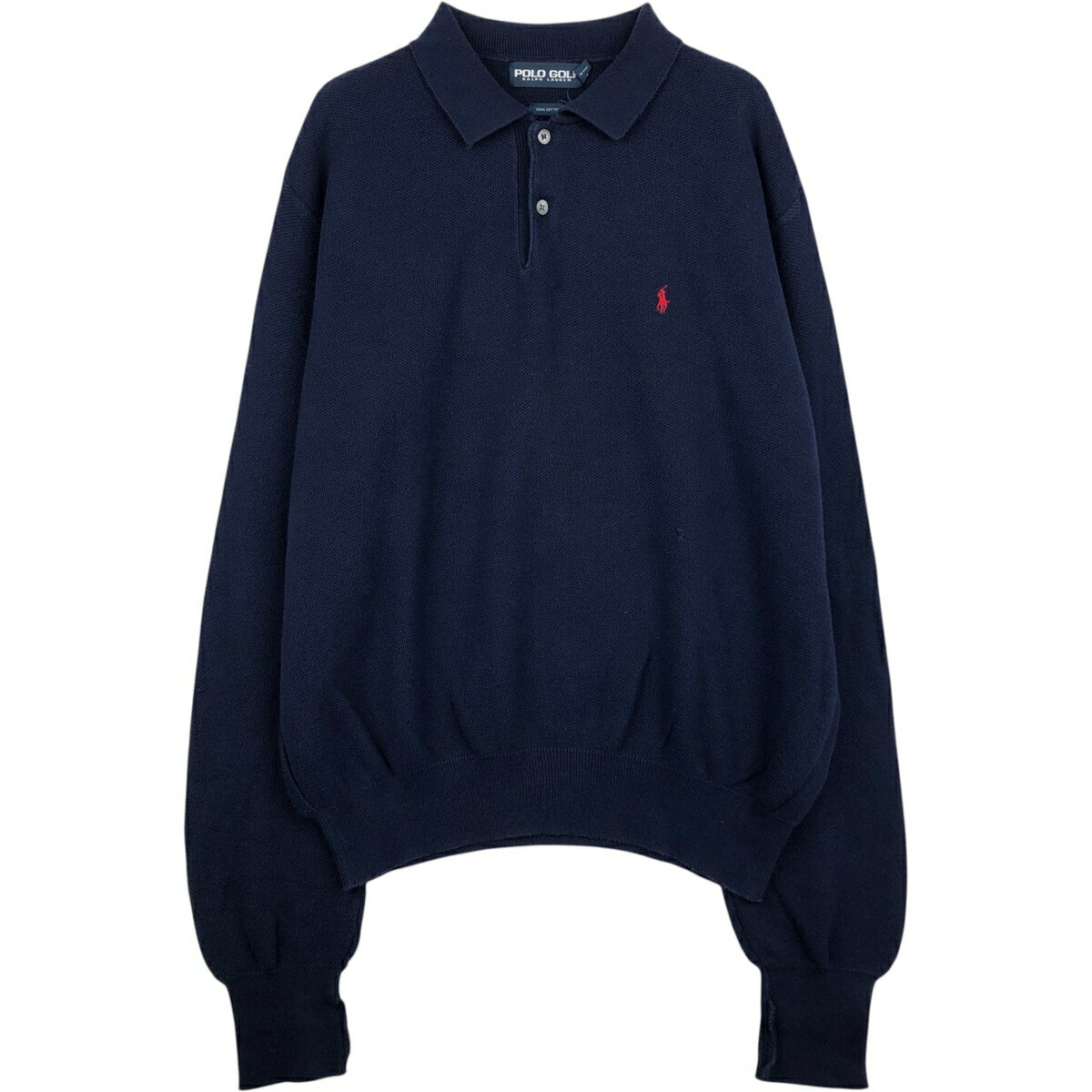 乐天商城 - 古着 ラルフローレン Ralph Lauren POLO GOLF ポロゴルフ ポロニットセーター メンズXXL相当 /eaa643249 【中古】 【260511】