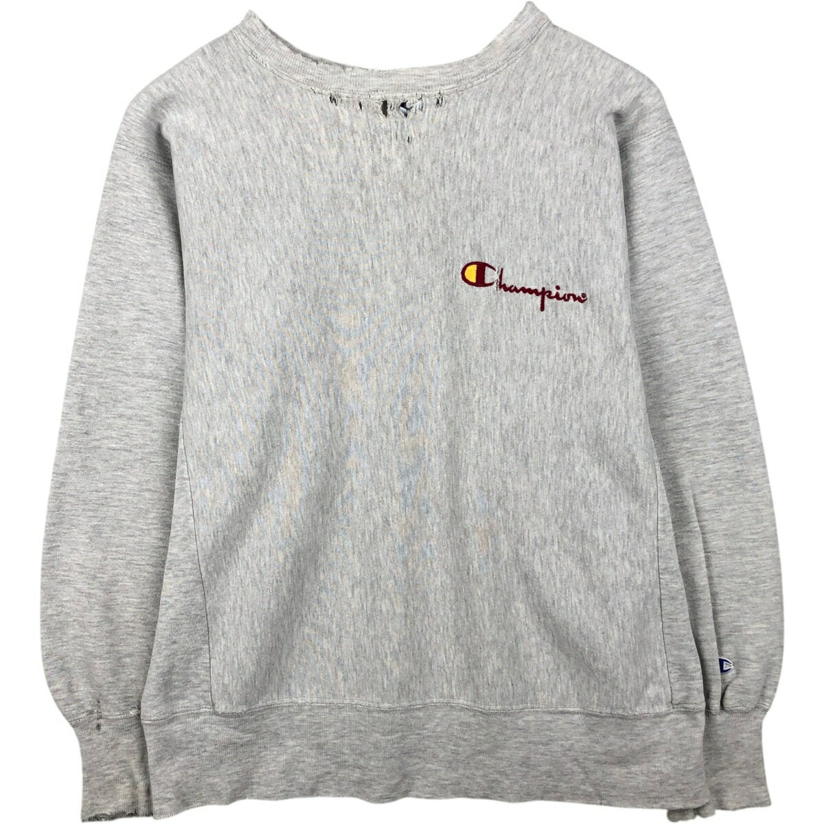 乐天商城 - 古着 90'S チャンピオン Champion REVERSE WEAVE リバースウィーブ 刺繍タグ ロゴスウェットシャツ トレーナー USA製 メンズXL相当 ヴィンテージ /eaa643282 【中古】 【260511】
