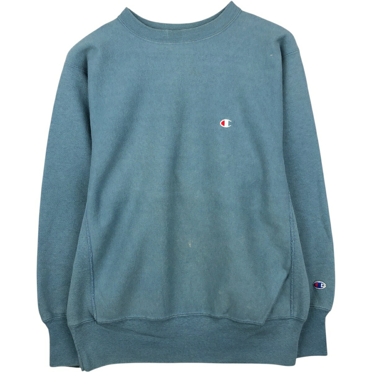 樂天商城 - 古着 90'S チャンピオン Champion REVERSE WEAVE リバースウィーブ 刺繍タグ ワンポイントロゴスウェットシャツ トレーナー USA製 メンズL相当 ヴィンテージ /eaa643286 【中古】 【260511】