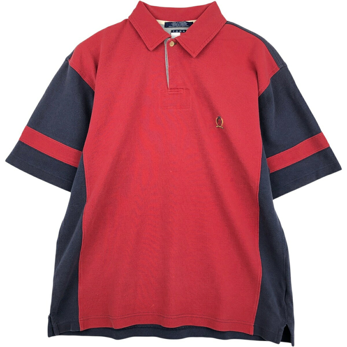 Rakuten - 古着 90'S トミーヒルフィガー TOMMY HILFIGER 半袖 ポロシャツ メンズM相当 ヴィンテージ /eaa643537 【中古】 【260511】