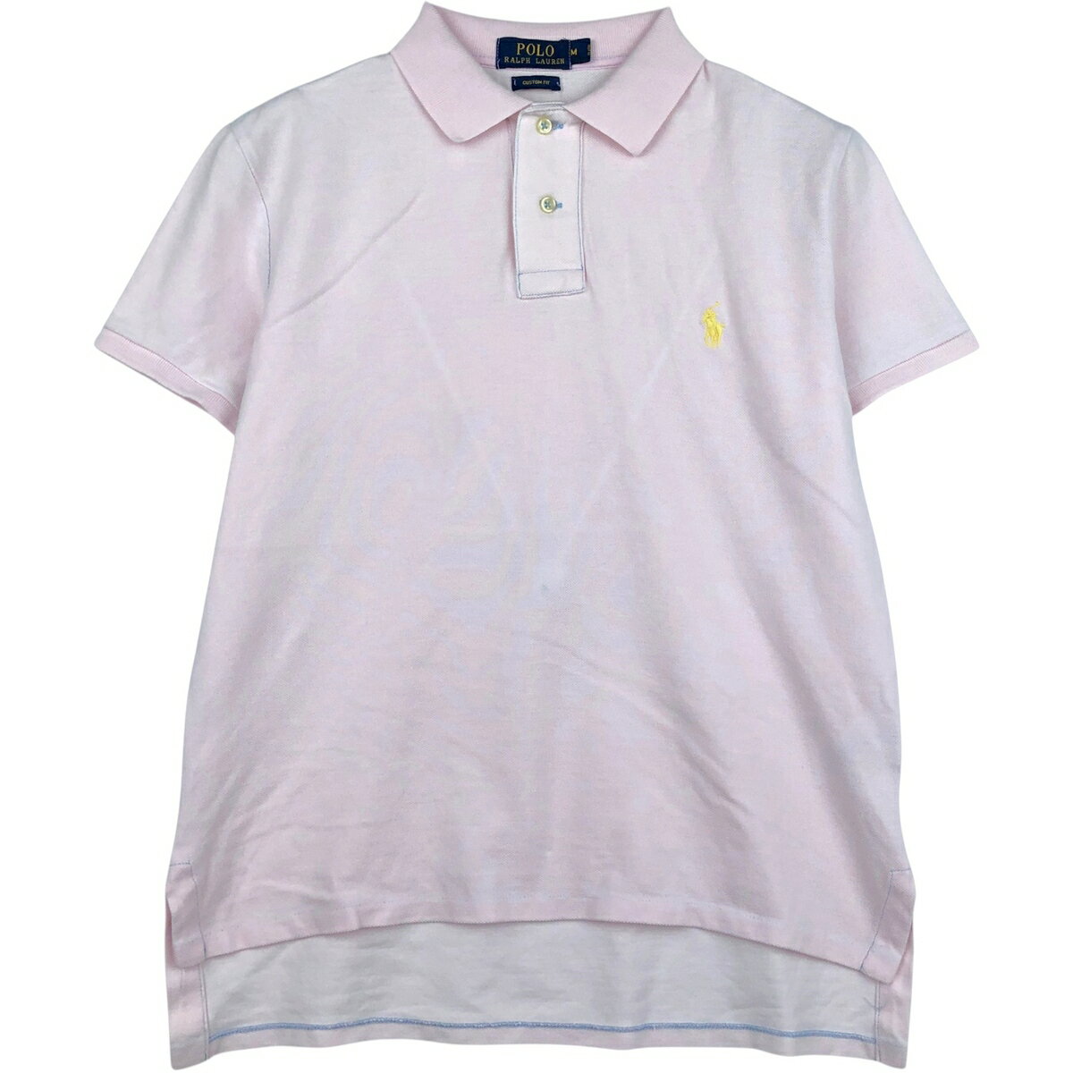 乐天商城 - 古着 ラルフローレン Ralph Lauren POLO RALPH LAUREN CUSTOM FIT 半袖 ポロシャツ メンズM相当 /eaa643539 【中古】 【260511】