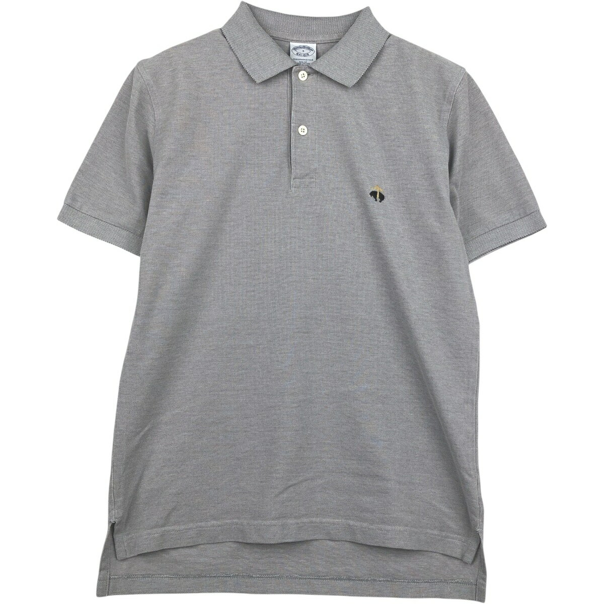 古着 ブルックスブラザーズ Brooks Brothers Est.1818 SLIM FIT 半袖 ポロシャツ メンズS相当 /eaa643555 【中古】 【260511】 グレー系 春夏秋