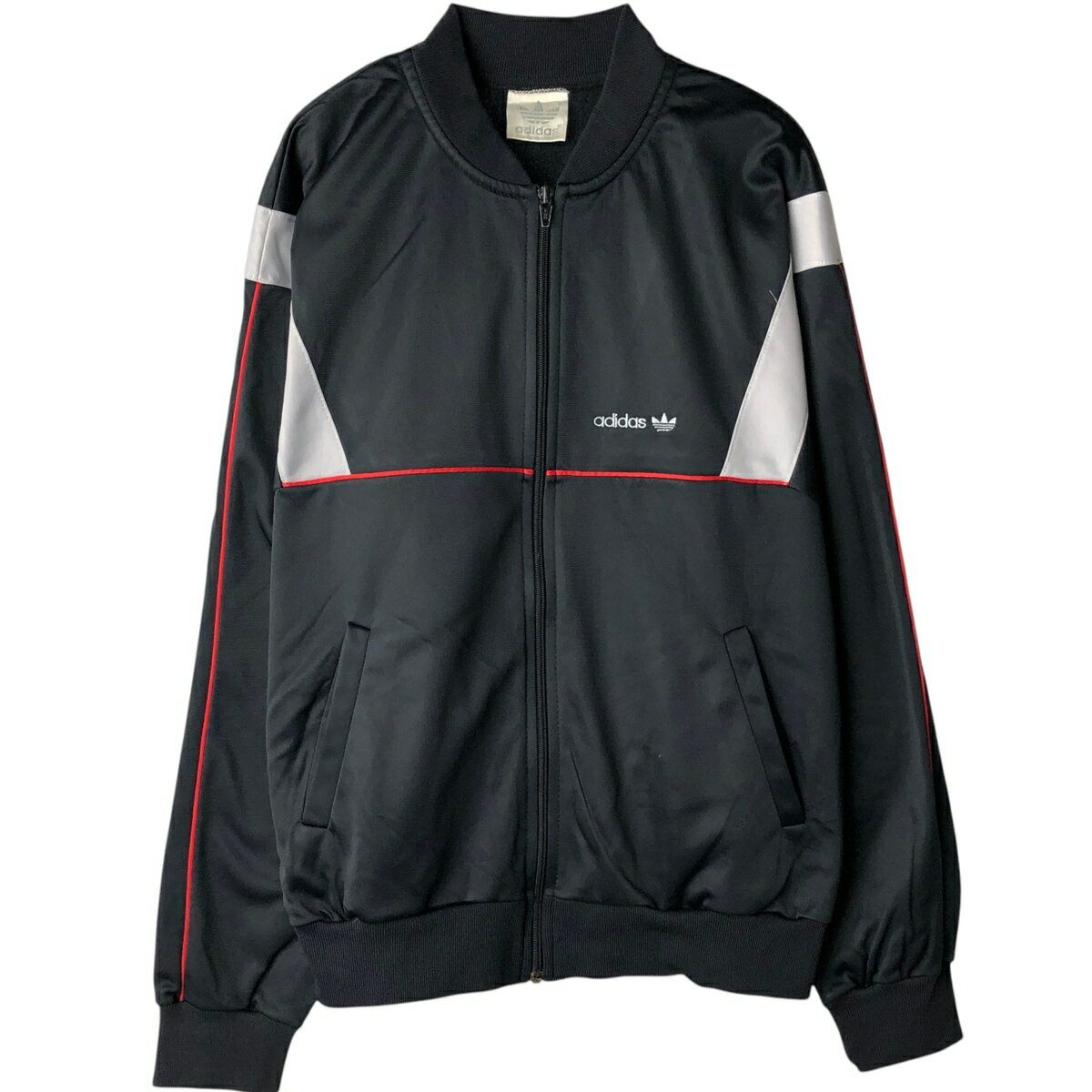 80s アディダス ATP 黒 XL ジャージ トラックジャケット 80-90sAdidas ATP Track Jacket/L-XL | ACIDHOUSE Vintage＆New