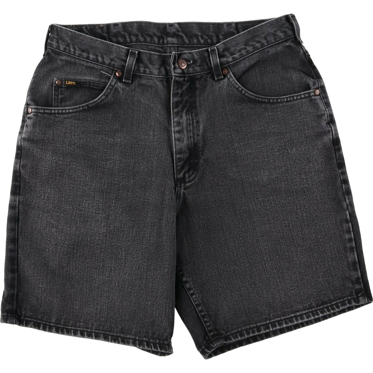 古着 リー Lee ブラックデニムショーツ ショートパンツ メンズw34相当 ヴィンテージ /eaa643774 【中古】 【260516】 ブラック系 春夏秋