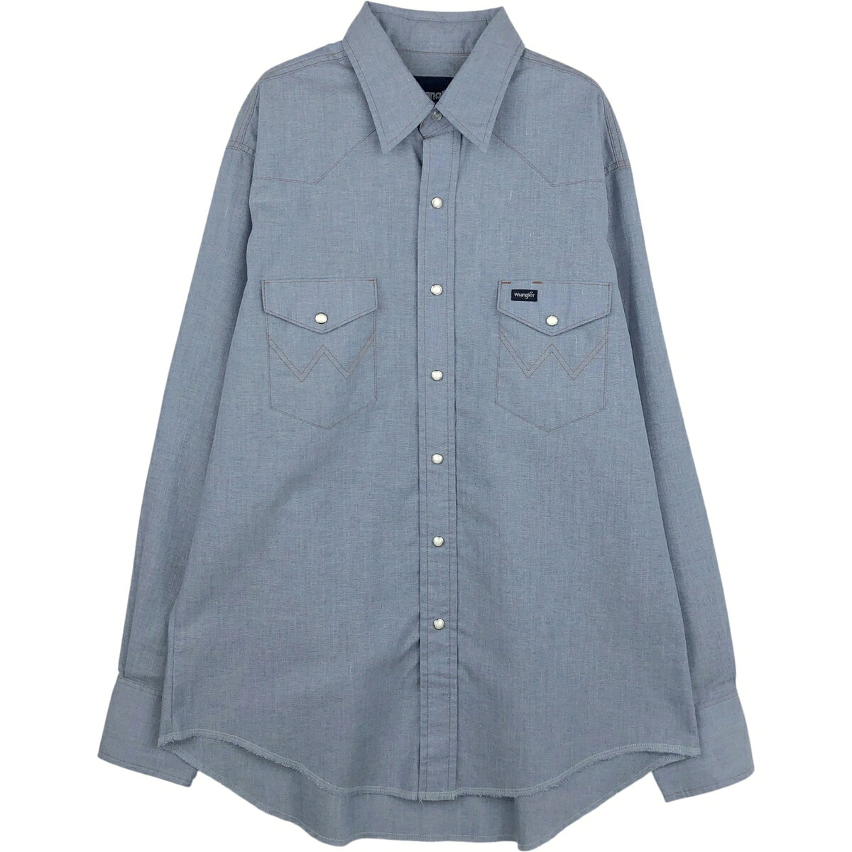 Wrangler シャンブレー長袖シャツ M 楽天市場】wrangler シャンブレーの通販