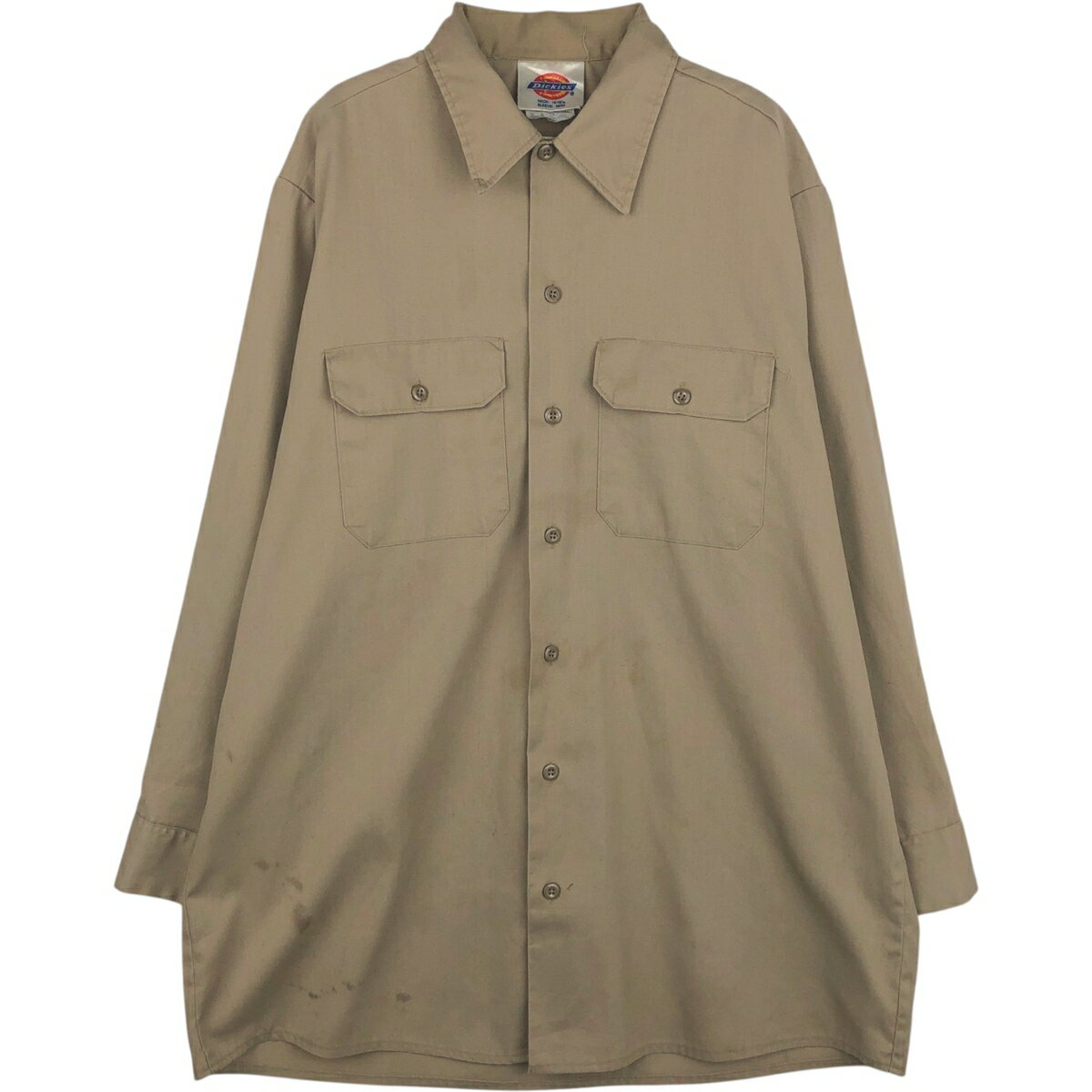 Rakuten - 古着 ディッキーズ Dickies 長袖 ワークシャツ USA製 メンズL相当 /eaa643830 【中古】 【260515】