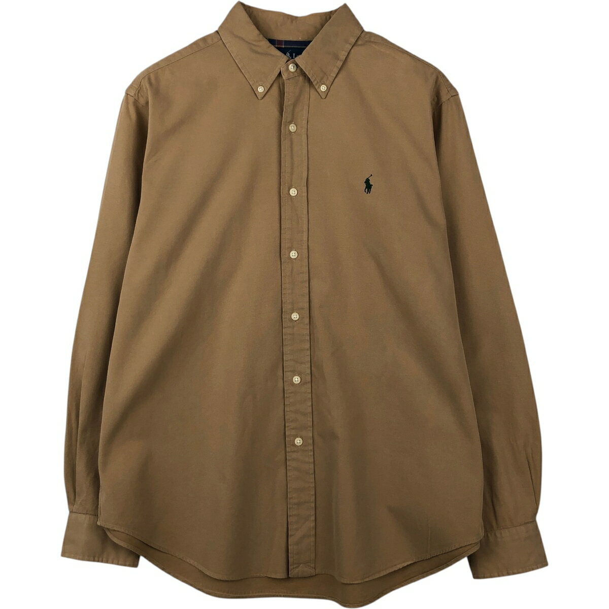 Rakuten - 古着 ラルフローレン Ralph Lauren CLASSIC FIT クラシックフィット 長袖 ボタンダウンシャツ メンズL相当 /eaa643845 【中古】 【260513】