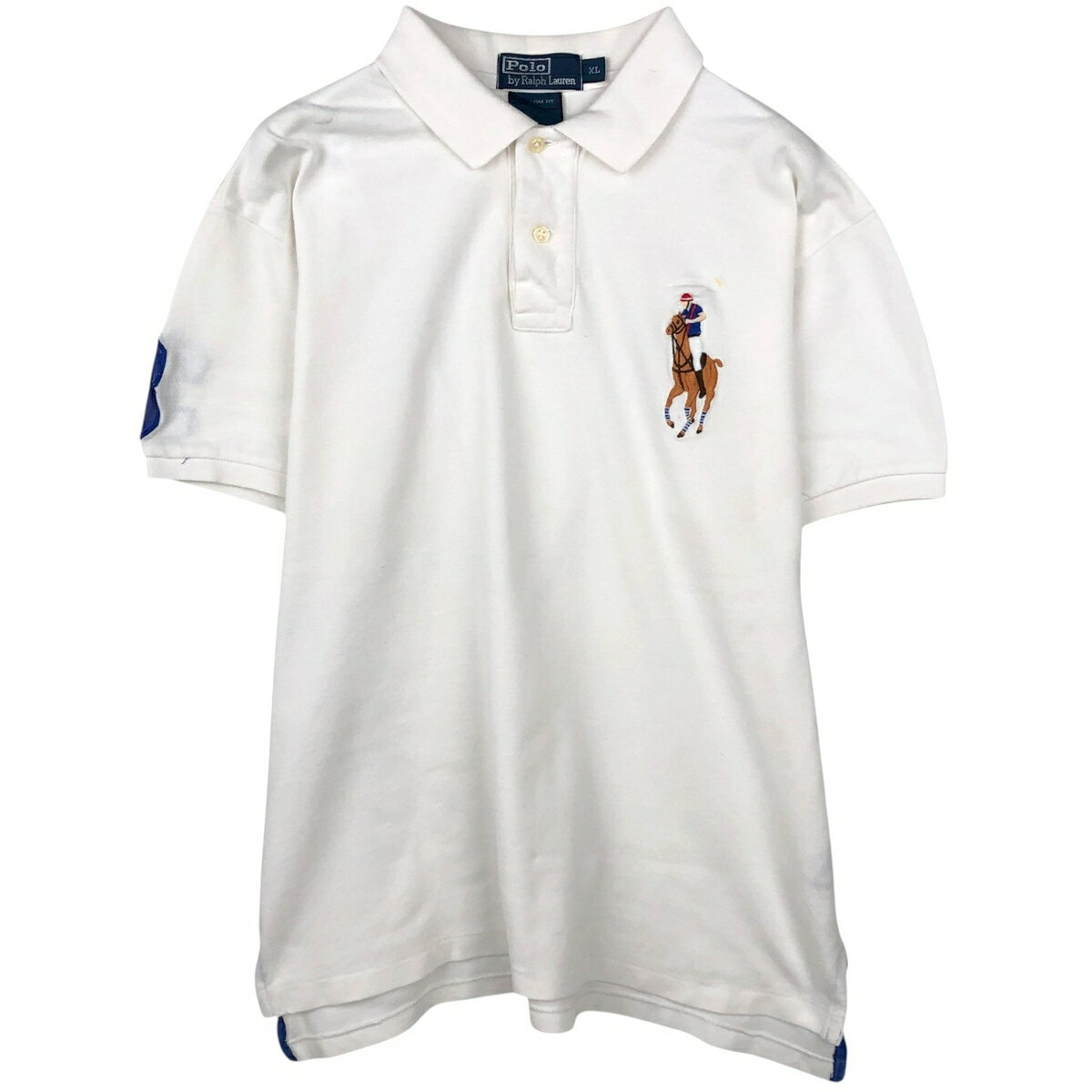 古着 ラルフローレン Ralph Lauren POLO by Ralph Lauren CUSTOM FIT ビッグポニー 半袖 ポロシャツ メンズXL相当 /eaa644234 【中古】 【260514】