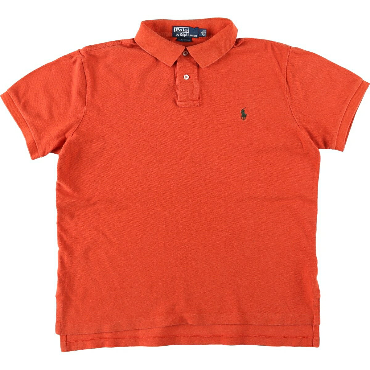 Rakuten - 古着 ラルフローレン Ralph Lauren POLO by Ralph Lauren CUSTOM FIT 半袖 ポロシャツ メンズL相当 /eaa644699 【中古】 【260516】 オレンジ系 春夏秋