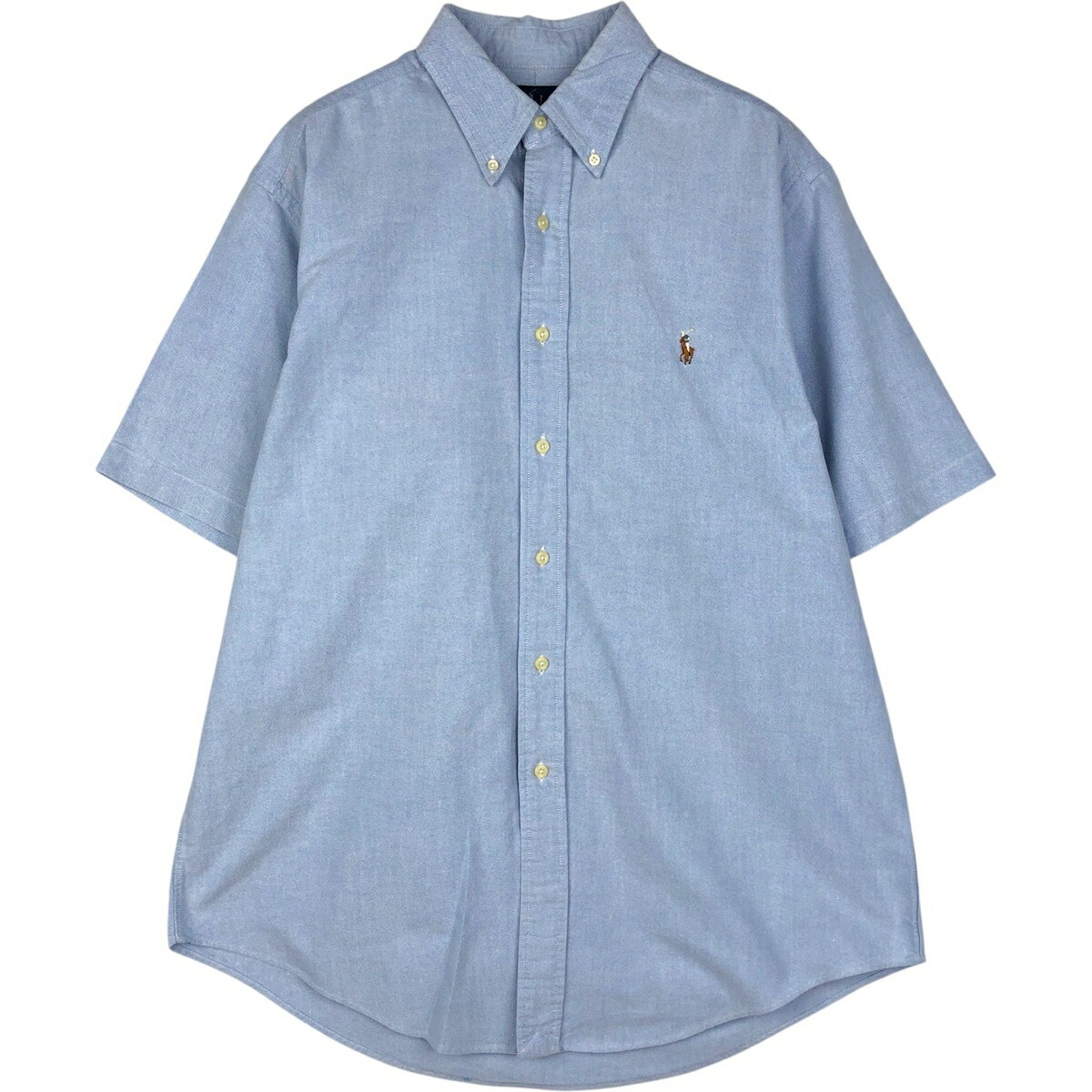 古着 ラルフローレン Ralph Lauren YARMOUTH 半袖 ボタンダウンシャツ メンズXL相当 /eaa644891  
