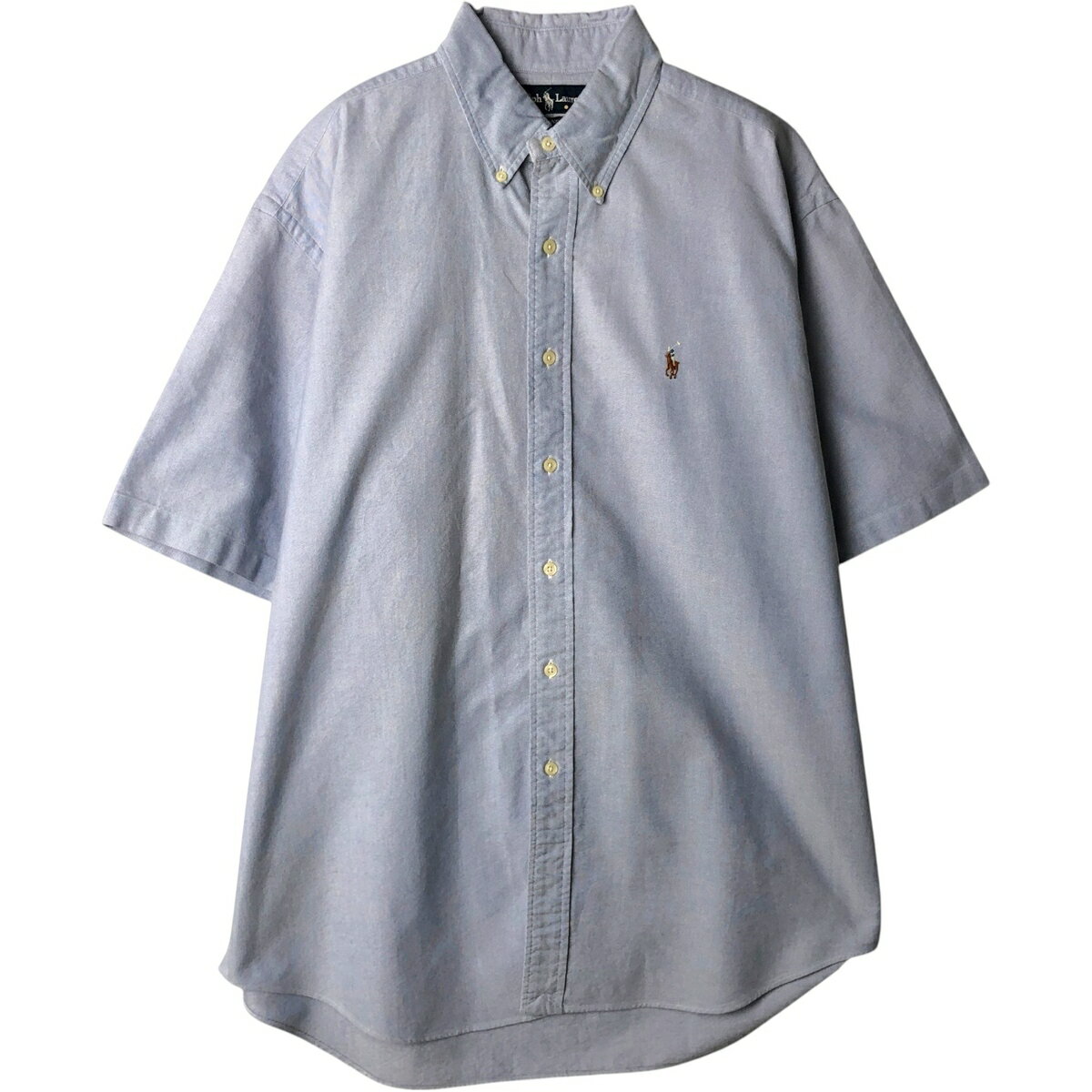 Rakuten - 古着 ラルフローレン Ralph Lauren BLAIRE 半袖 ボタンダウンシャツ メンズL相当 /eaa644892 【中古】 【260523】