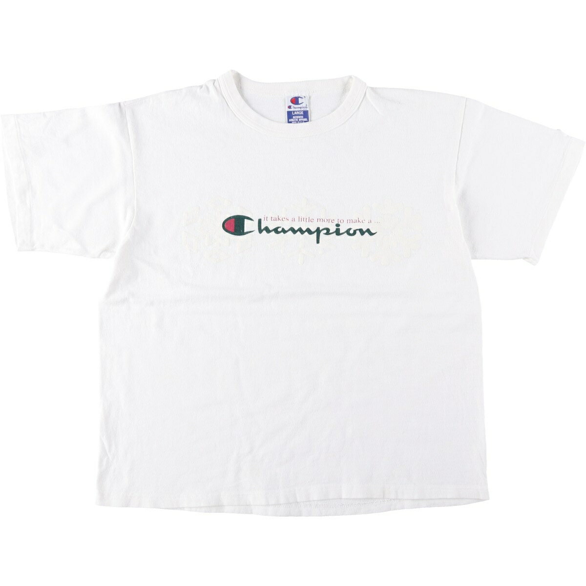 Rakuten - 古着 90'S チャンピオン Champion AUTHENTIC ATHLETIC APPAREL ロゴプリントTシャツ USA製 メンズL相当 ヴィンテージ /eaa645050 【中古】 【260515】
