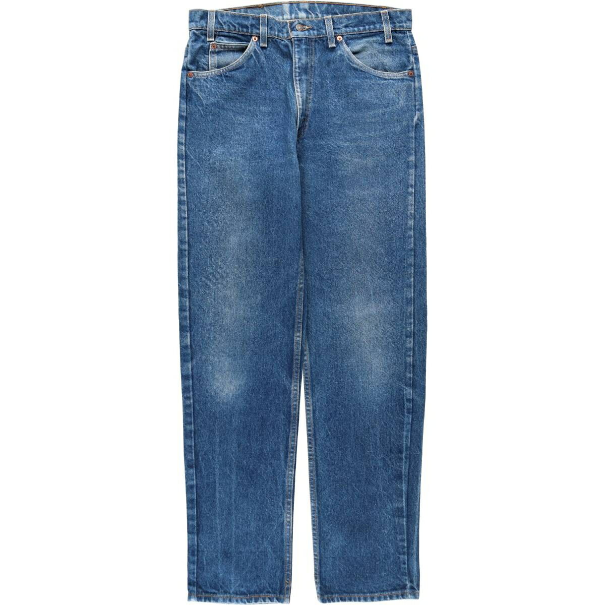 乐天商城 - 古着 90'S リーバイス Levi's 20505-0217 オレンジタブ テーパードデニムパンツ USA製 メンズw34相当 ヴィンテージ /eaa645221 【中古】 【260516】 【DC2605】 ブルー系 春夏秋冬