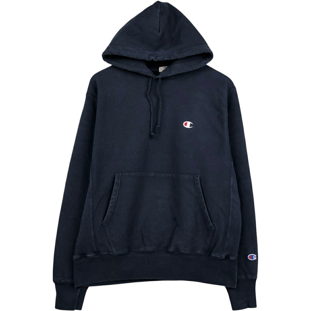 商品詳細 ブランド・Champion・チャンピオン・ 特徴・プルオーバー・長袖・ モデル/形状・REVERSE WEAVE リバースウィーブ・スウェットプルオーバーパーカー・ 素材・コットン:82%・ポリエステル:18%・ 色・ネイビー系 紺色・ 柄・無地・ワンポイント・ 生産国・ホンジュラス製・ 年代 サイズ・メンズM・表記サイズ:MEDIUM・着丈:62.5cm・身幅:57cm・肩幅:47cm・袖丈:61.5cm・ コンディション・C・ カテゴリ・メンズ・トップス・スウェット・パーカー・ 商品番号・eaa645445・ 取扱店・・ スタッフコメントChampion REVERSE WEAVE リバースウィーブ スウェットプルオーバーパーカー / メンズM / 商品番号 eaa645445 USEDですので使用感などございますが、まだまだご愛用していただけます。 古着という事をご理解の上ご注文よろしくお願いします。 【状態追記】 ●全体、毛羽立ち ●前、左右裾に色褪せ※状態は当社独自の基準です。 着用感表記サイズ着丈身幅肩幅袖丈 メンズMMEDIUM(※着用感、表記サイズは目安です。)62.5cm57cm47cm61.5cm ※測定値の若干の誤差はご了承下さい。サイズガイドはこちら ブランドChampionチャンピオン 特徴プルオーバー / 長袖モデル/形状REVERSE WEAVE リバースウィーブ / スウェットプルオーバーパーカー素材コットン:82% / ポリエステル:18%色ネイビー系 紺色柄無地 / ワンポイント生産国ホンジュラス製年代-カテゴリパーカー商品番号eaa645445取扱店　　 チャンピオンの他の商品を見るパーカーの他の商品を見る