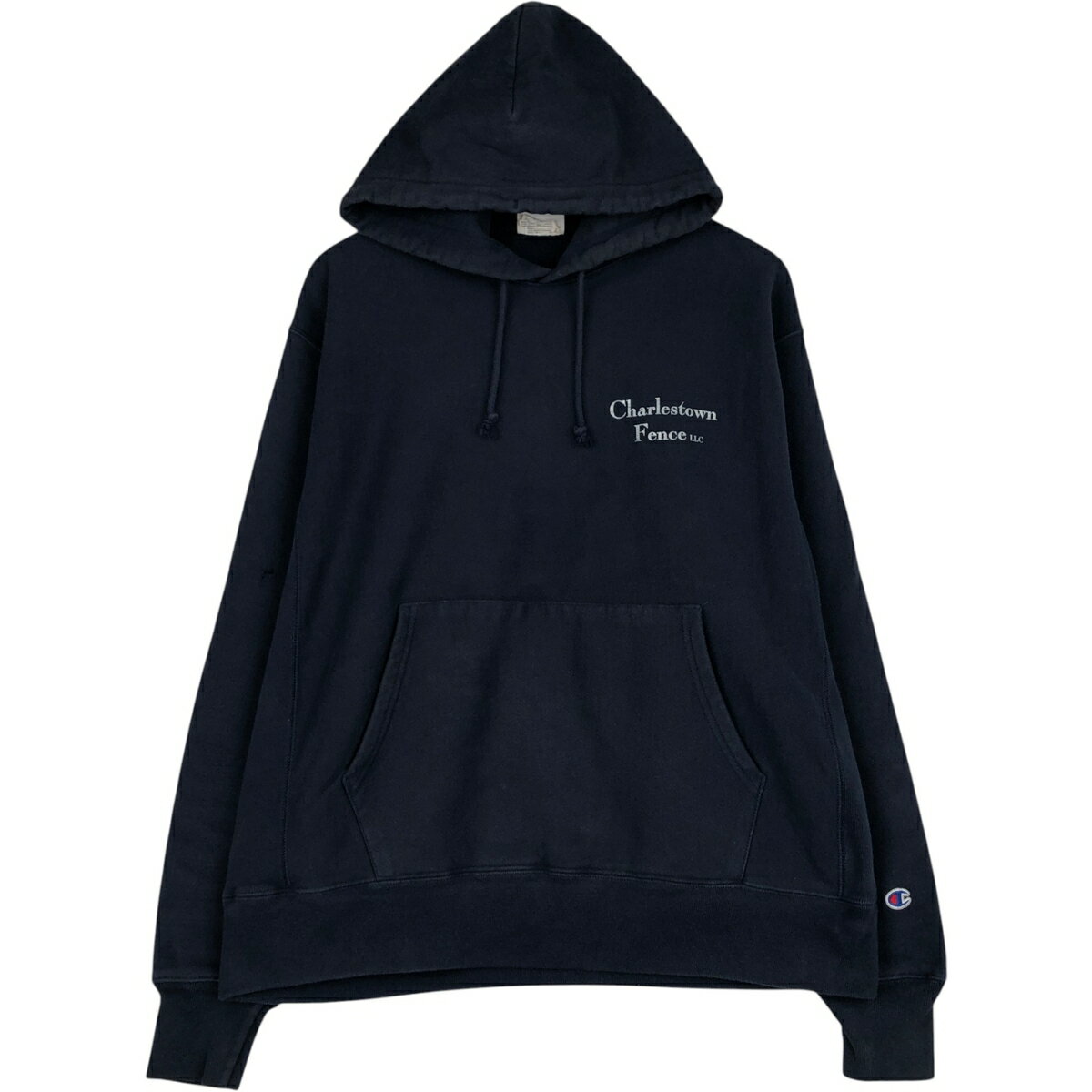 乐天商城 - 古着 チャンピオン Champion REVERSE WEAVE リバースウィーブ アドバタイジング スウェットプルオーバーパーカー メンズL相当 /eaa645508 【中古】 【260523】