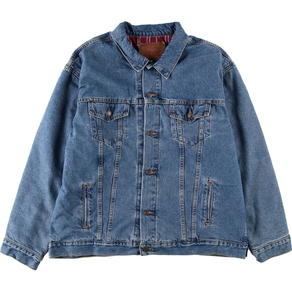 古着 90'S リーバイス Levi's 70614-0389 デニムジャケット Gジャン メンズXXL相当 ヴィンテージ /eaa645704 【中古】 【260517】