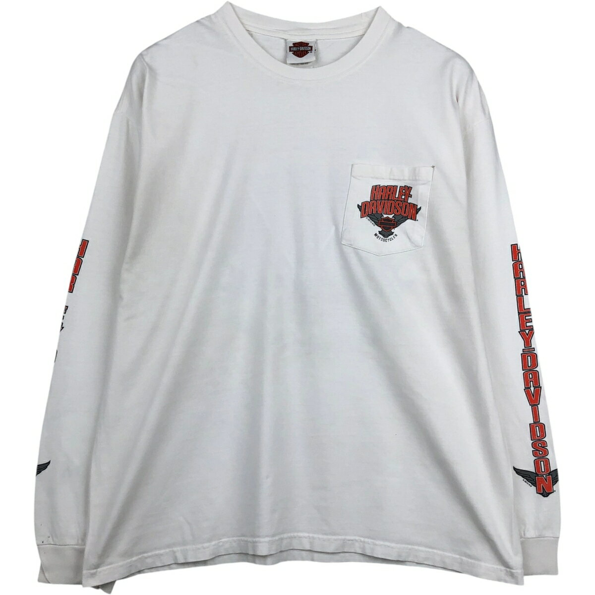 楽天市場】ハーレーダビッドソン ロンt（カラーホワイト）（Tシャツ