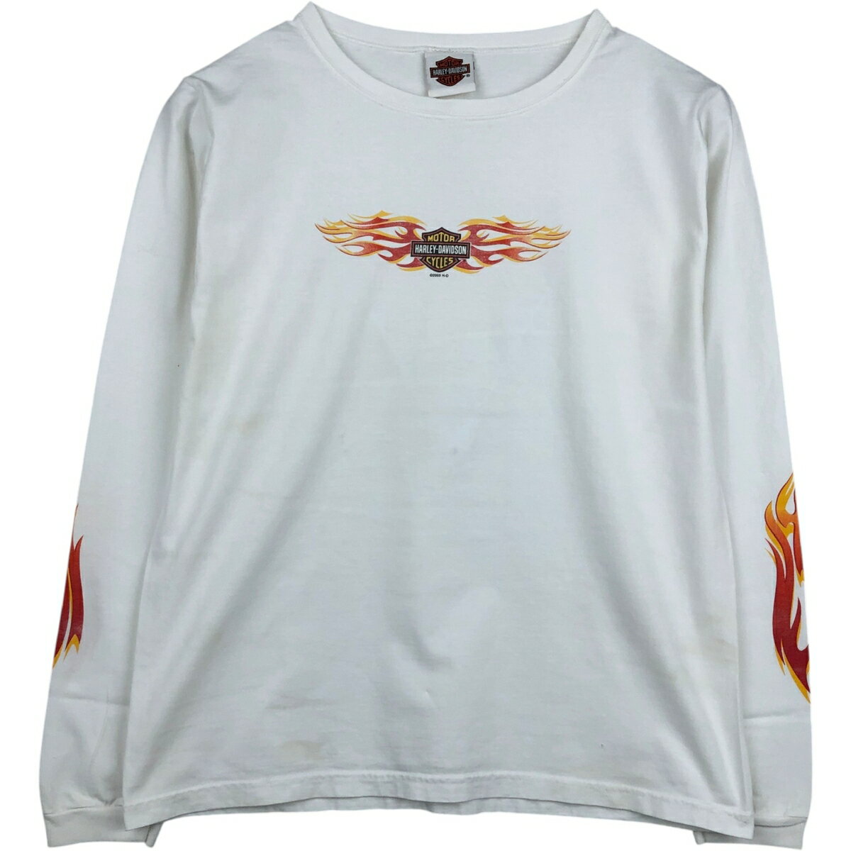 楽天市場】ハーレーダビッドソン ロンt（カラーホワイト）（Tシャツ