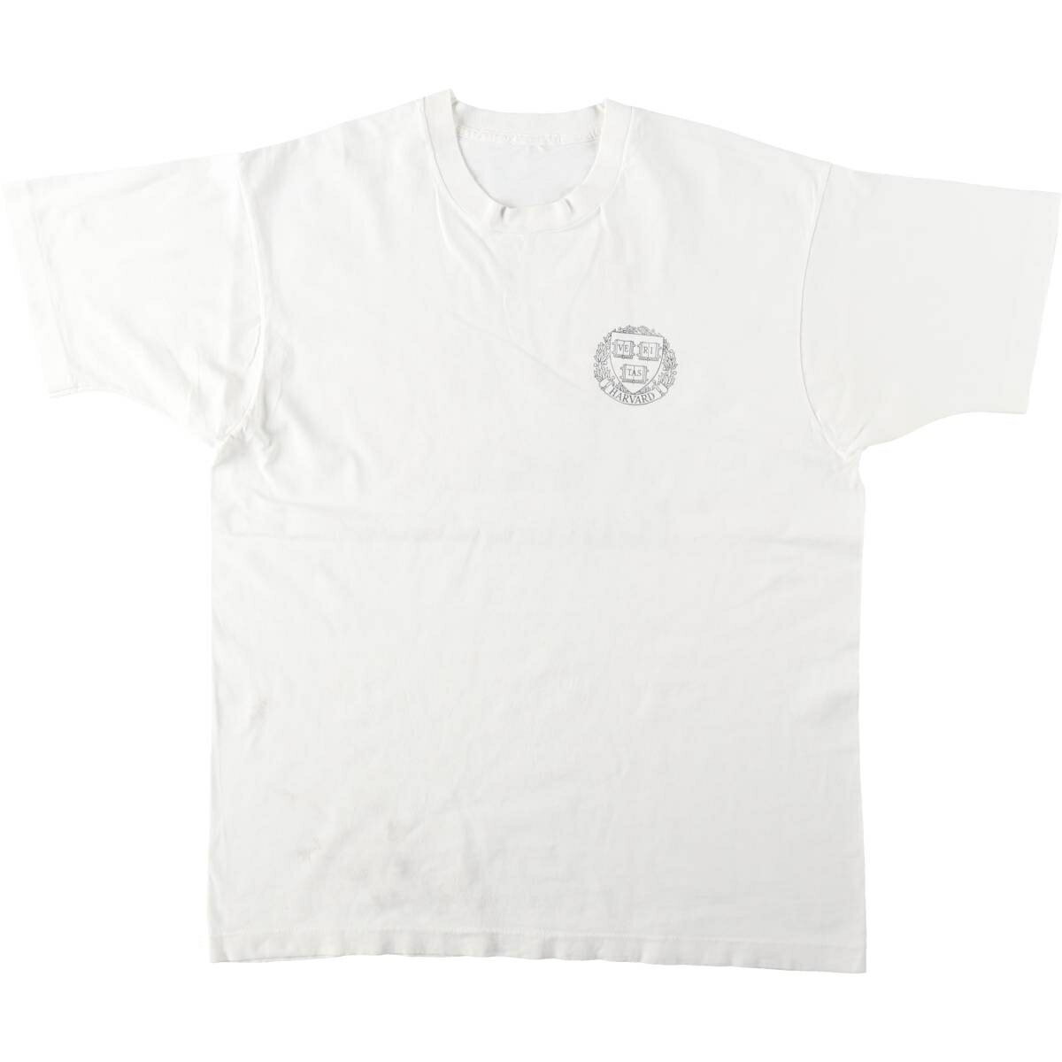 Rakuten - 古着 90'S HARVARD ハーバード大学 The Cat in the Hat キャットインザハット カレッジ キャラクタープリントTシャツ メンズL相当 /eaa646098 【中古】 【260520】