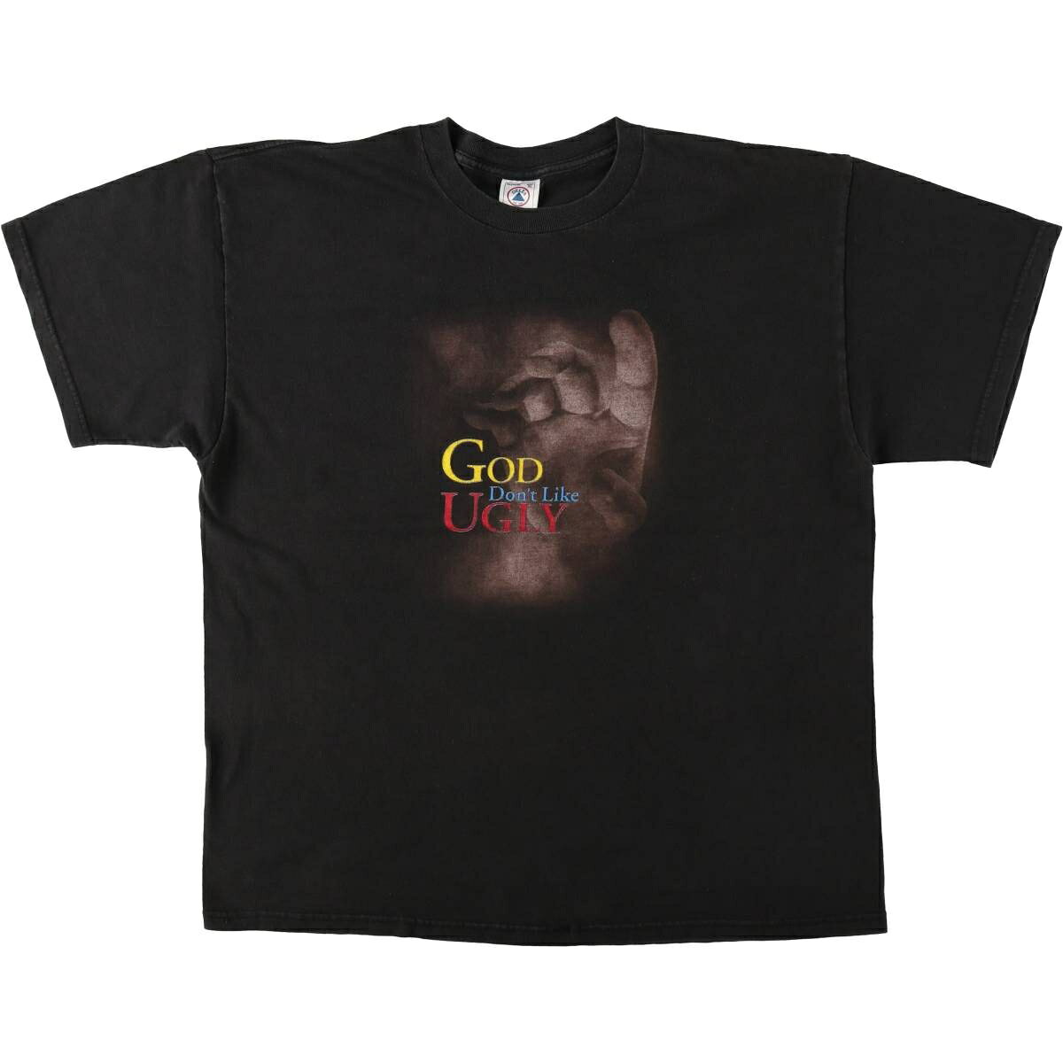 古着 00'S デルタ DELTA メッセージプリントTシャツ USA製 メンズXL相当 /eaa646129  
