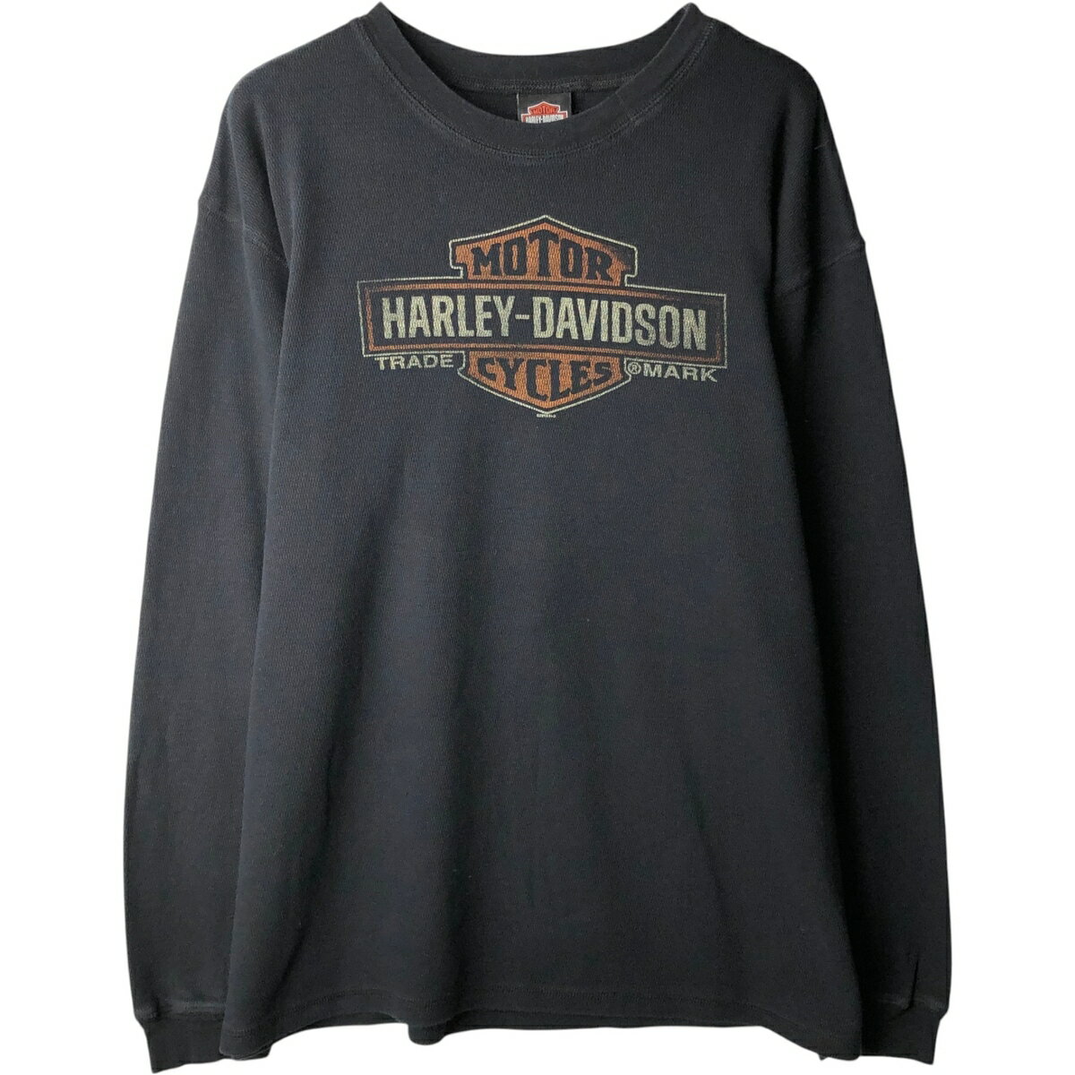 乐天商城 - 古着 ハーレーダビッドソン Harley-Davidson モーターサイクル サーマルロンT ハニカム USA製 メンズXL相当 /eaa646250 【中古】 【260517】