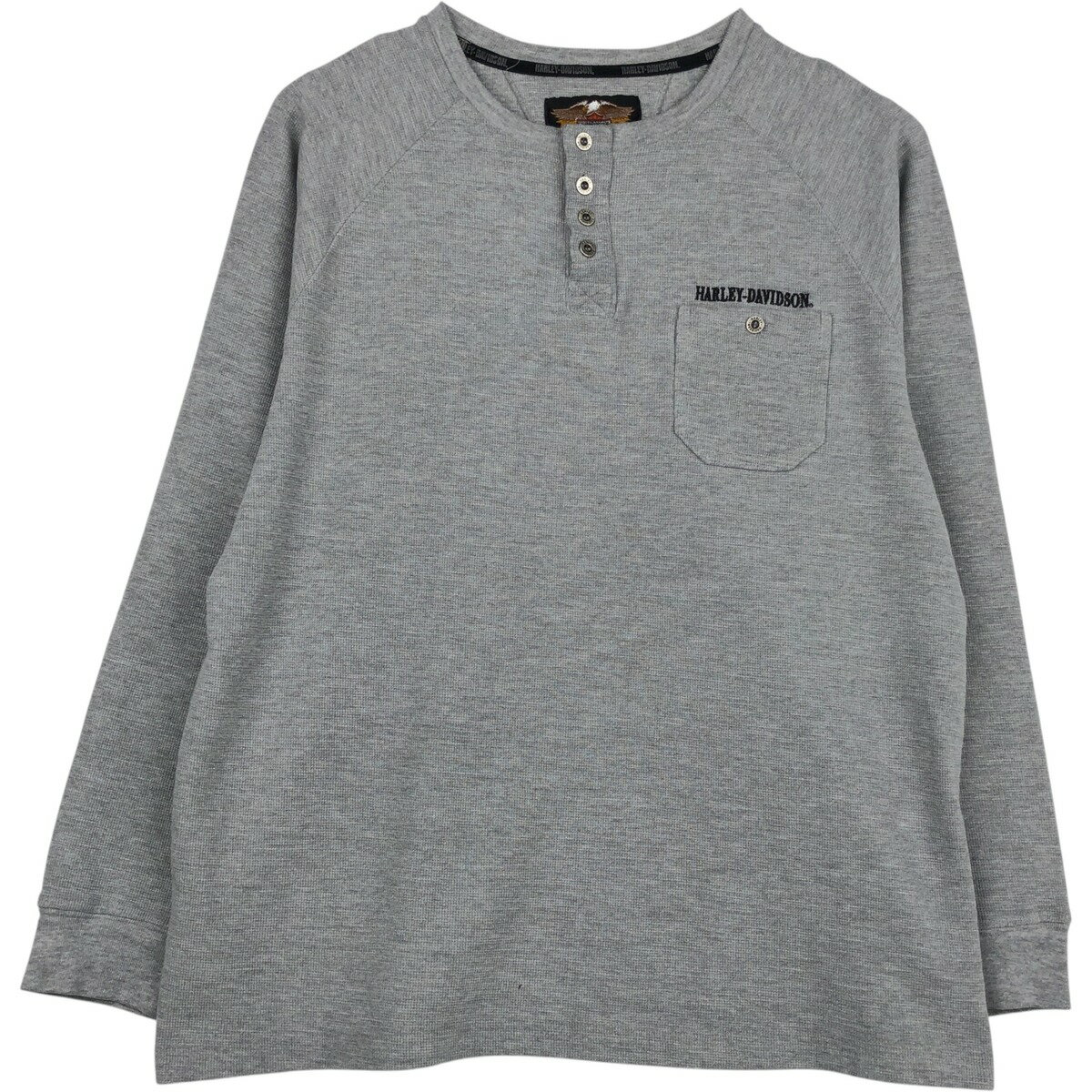 樂天商城 - 古着 ハーレーダビッドソン Harley-Davidson モーターサイクル サーマルロングTシャツ メンズM相当 /eaa646255 【中古】 【260524】
