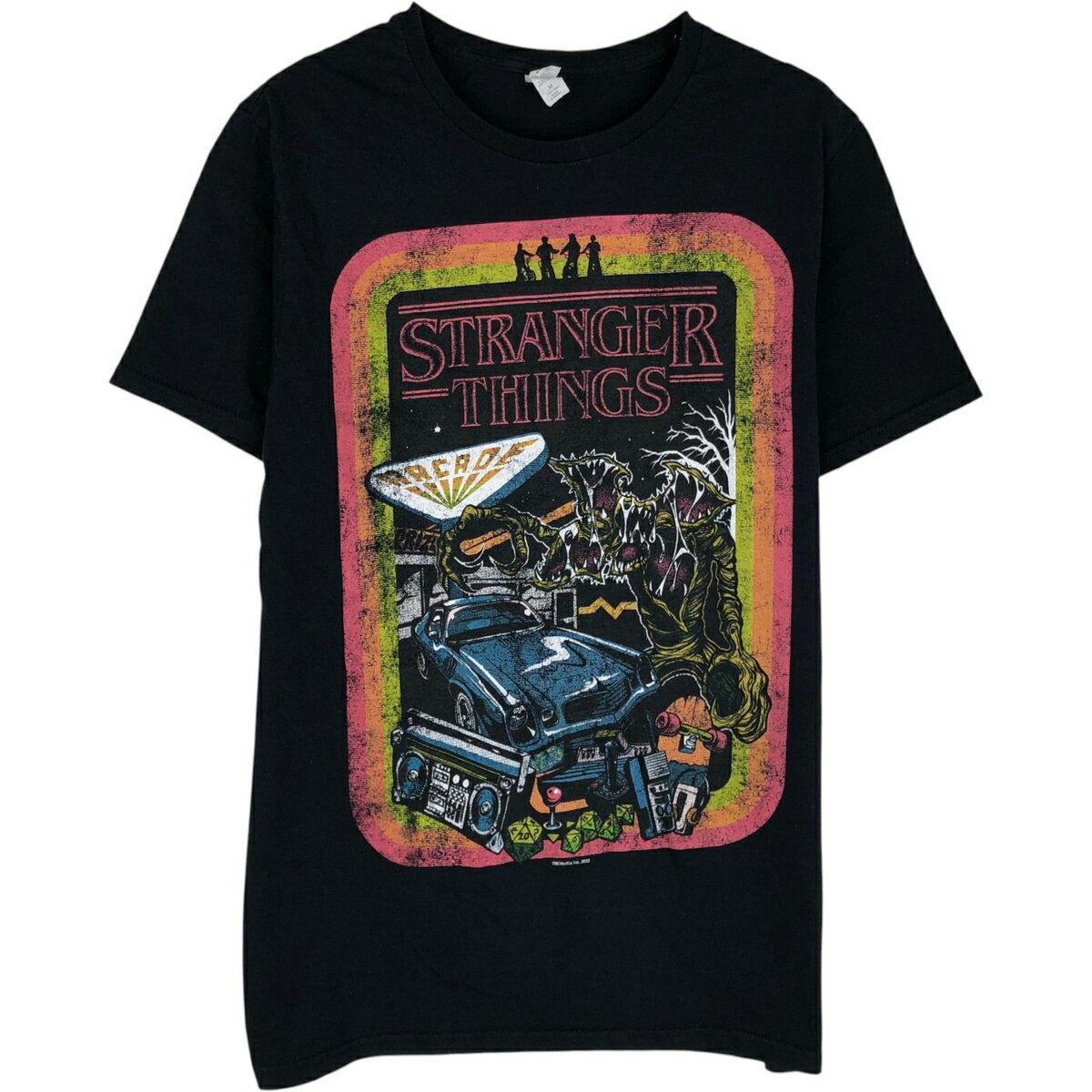 Rakuten - 古着 STRANGER THINGS ストレンジャーシングス 映画 ムービーTシャツ メンズM相当 /eaa646336 【中古】 【260518】