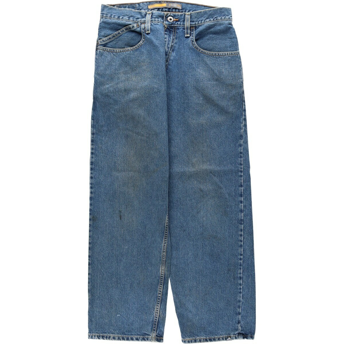 Rakuten - 古着 00'S リーバイス Levi's SILVER TAB シルバータブ BAGGY スリム ストレート デニムパンツ メンズw31相当 /eaa646425 【中古】 【260518】