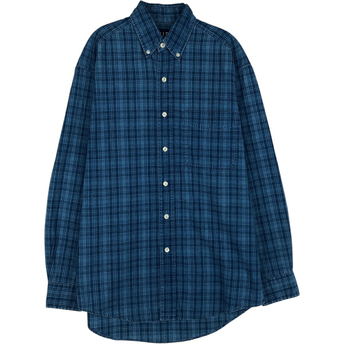 Rakuten - 古着 90'S ギャップ GAP オールドギャップ 長袖 ボタンダウンチェックシャツ メンズS相当 ヴィンテージ /eaa646602 【中古】 【260518】 【GR-NV】